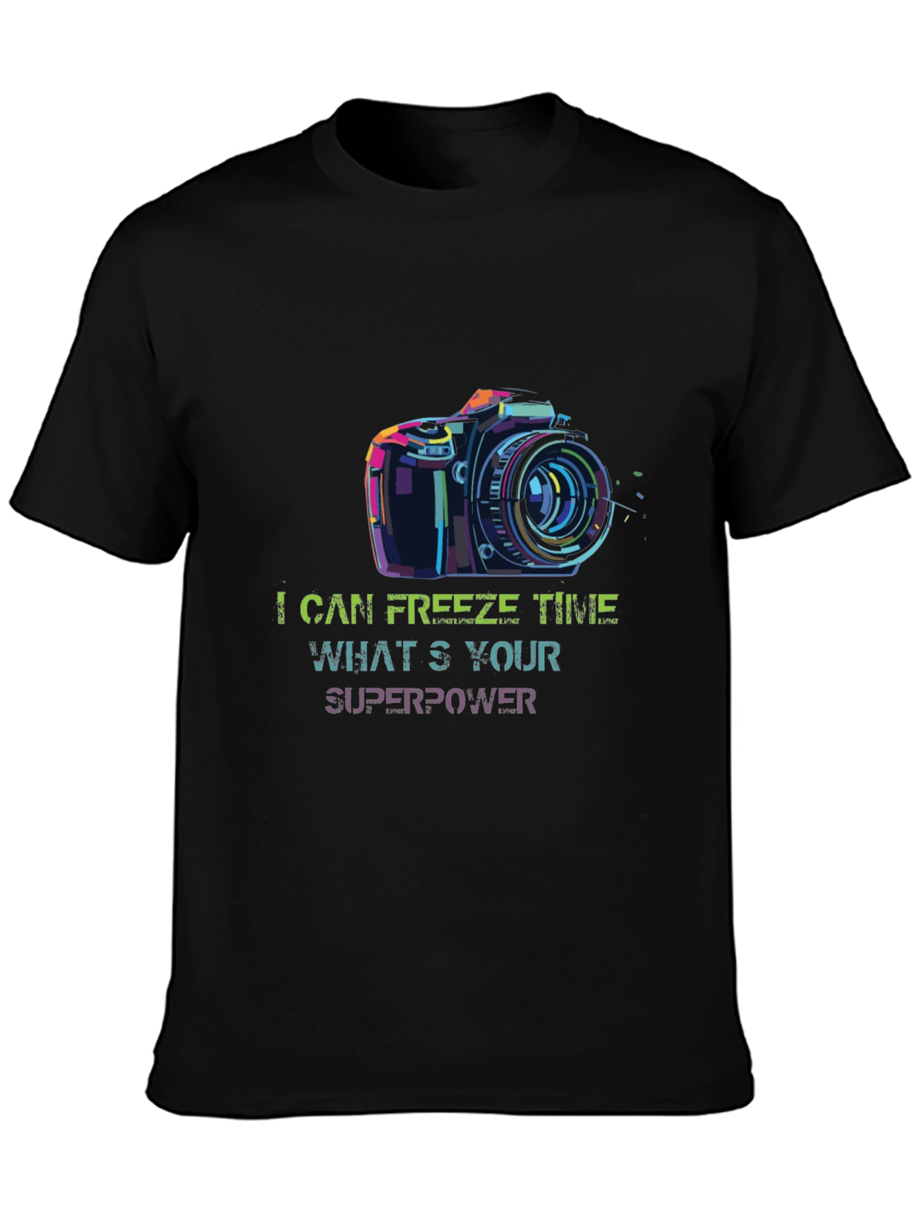 I Can Freeze Time Camera Graphic Tee