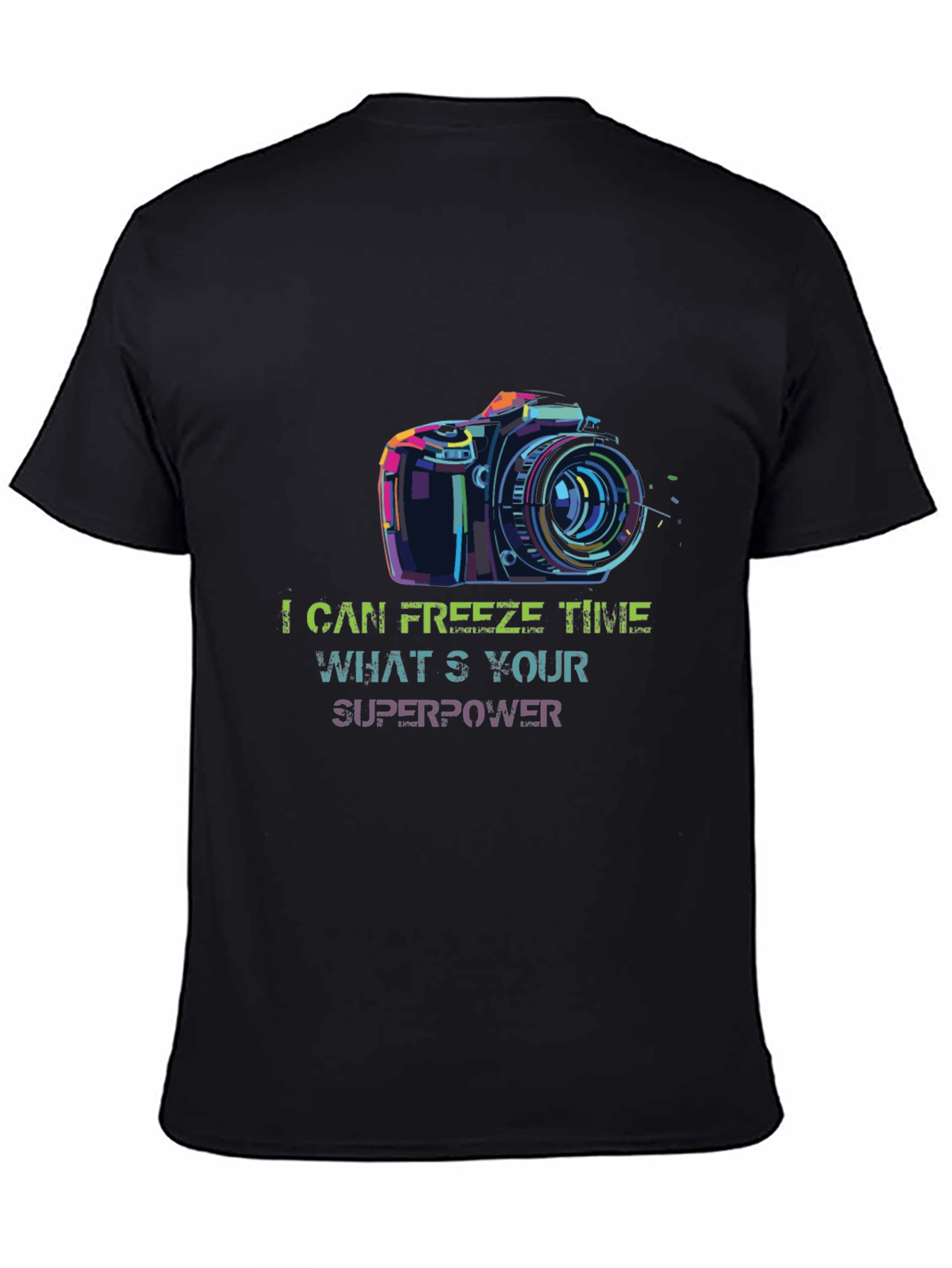 I Can Freeze Time Camera Graphic Tee