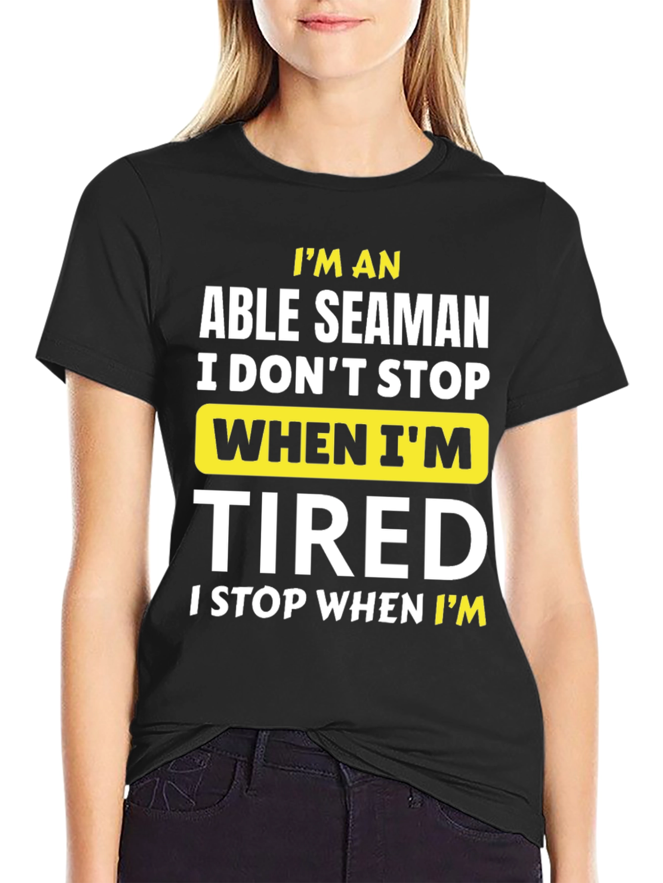 Able Seaman T-Shirt - Funny Seafarer Gift