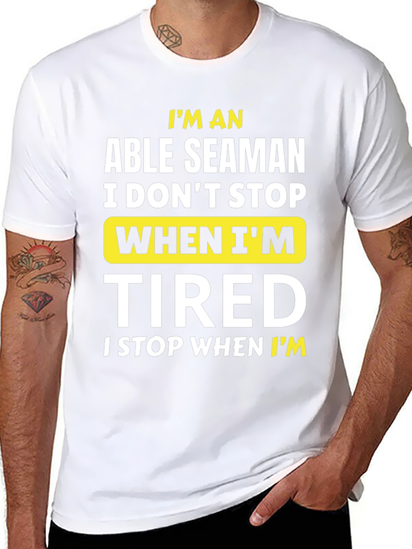 Able Seaman T-Shirt - Funny Seafarer Gift