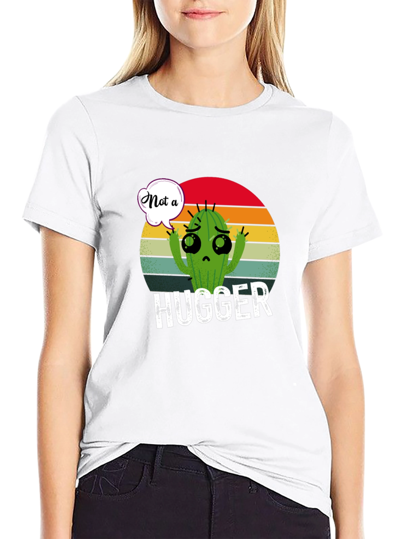 Not a Hugger Cactus T-Shirt