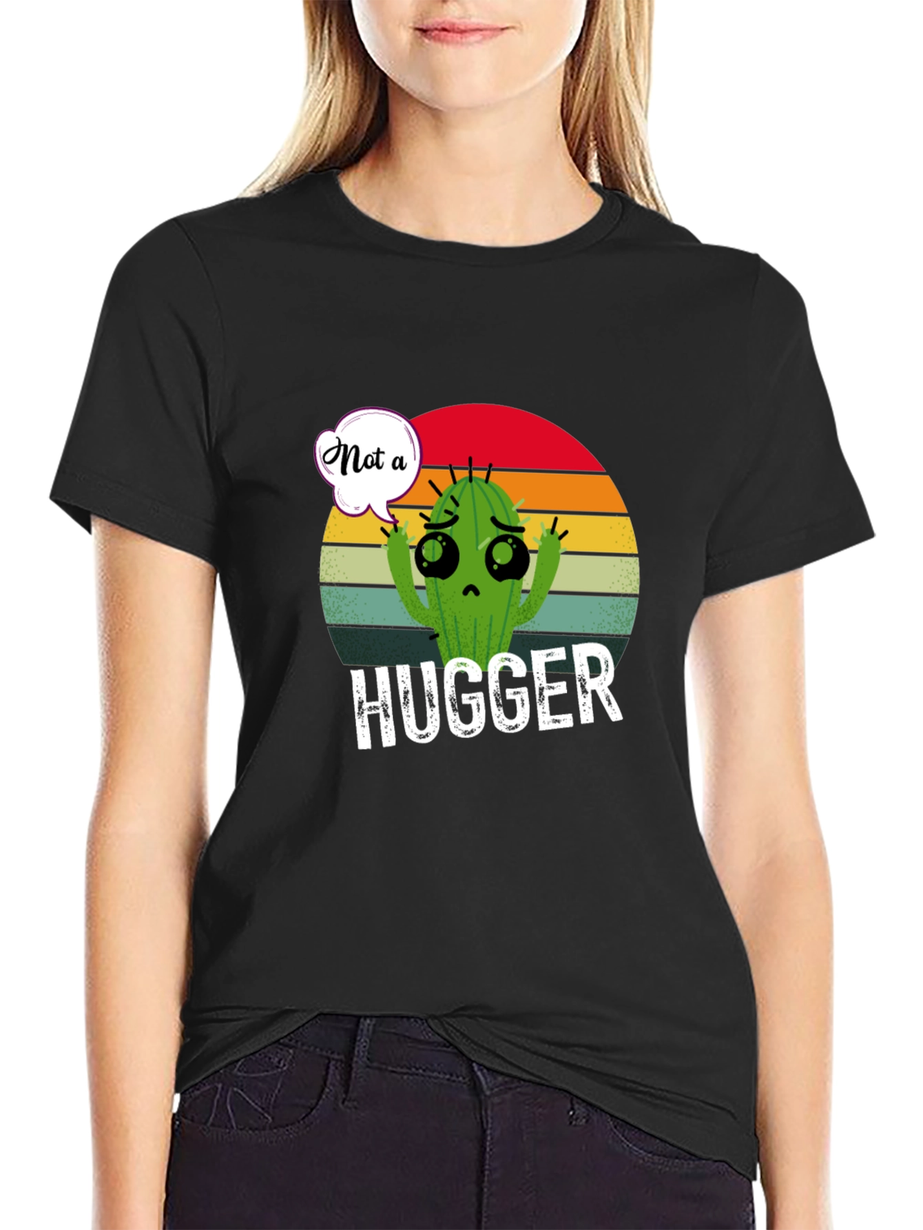Not a Hugger Cactus T-Shirt