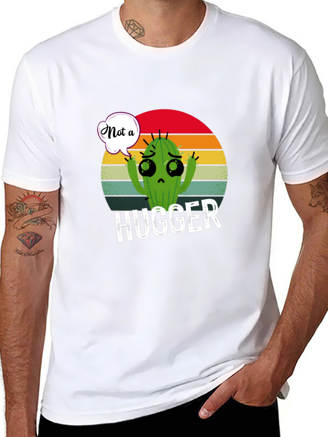 Not a Hugger Cactus T-Shirt