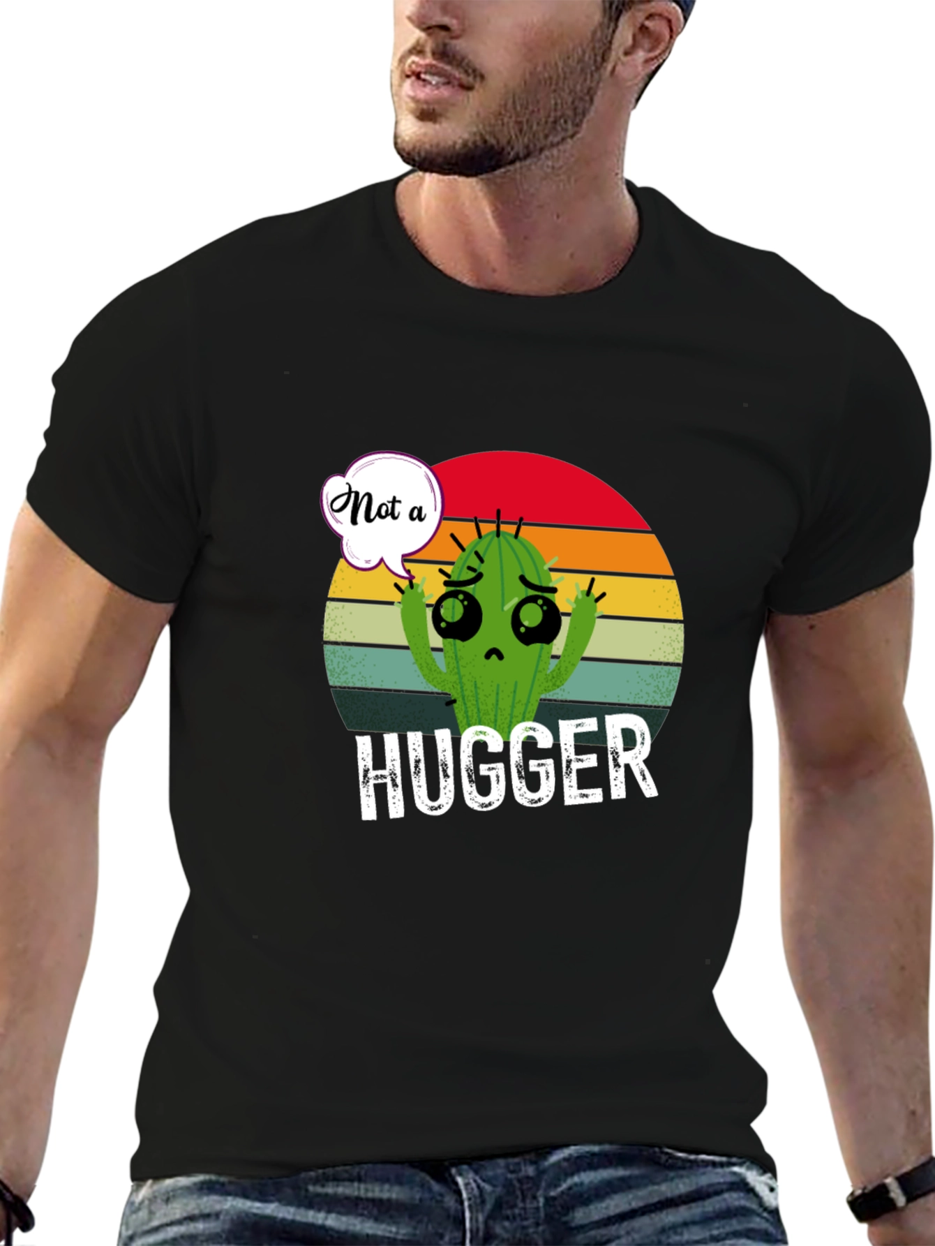 Not a Hugger Cactus T-Shirt