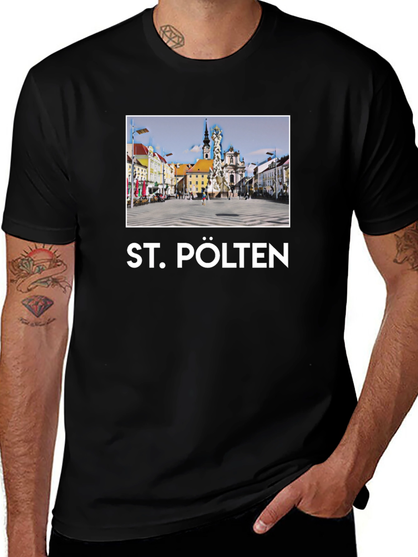 St. Pölten T-Shirt Austria Travel Souvenir Tee