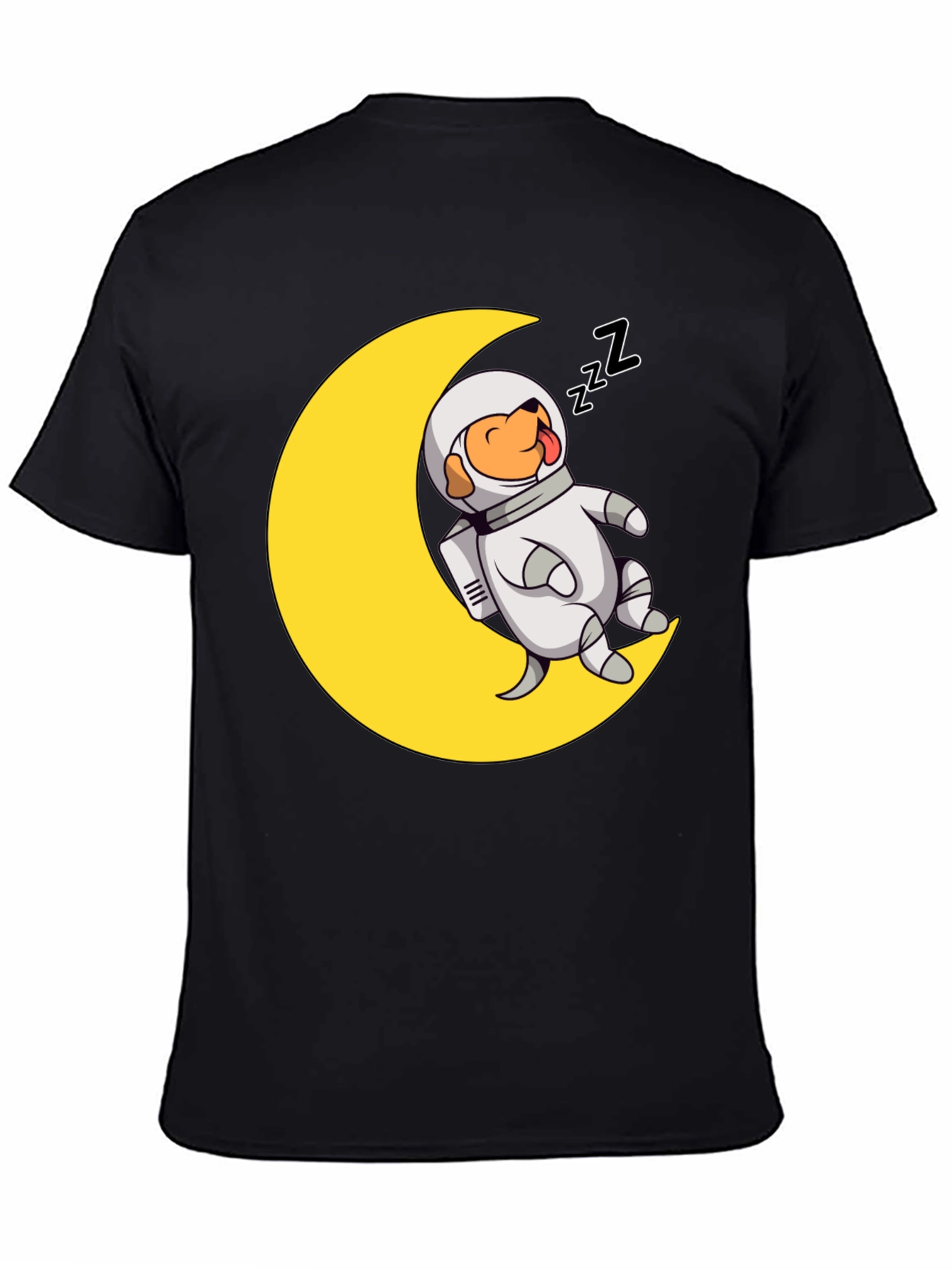 Astronaut Dog on Moon T-Shirt
