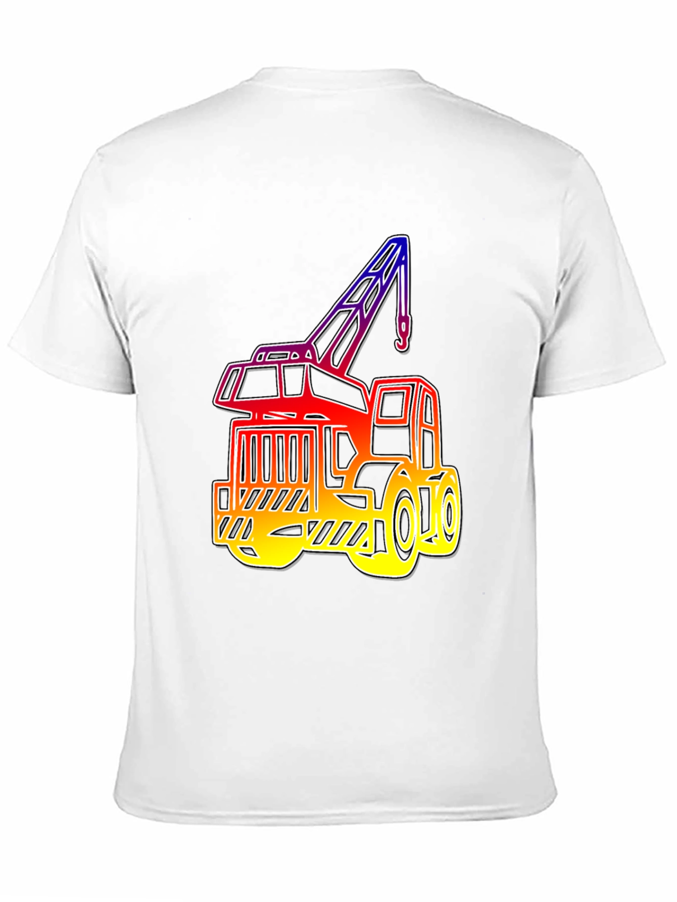 Crane Graphic Tee - Black Cotton Blend