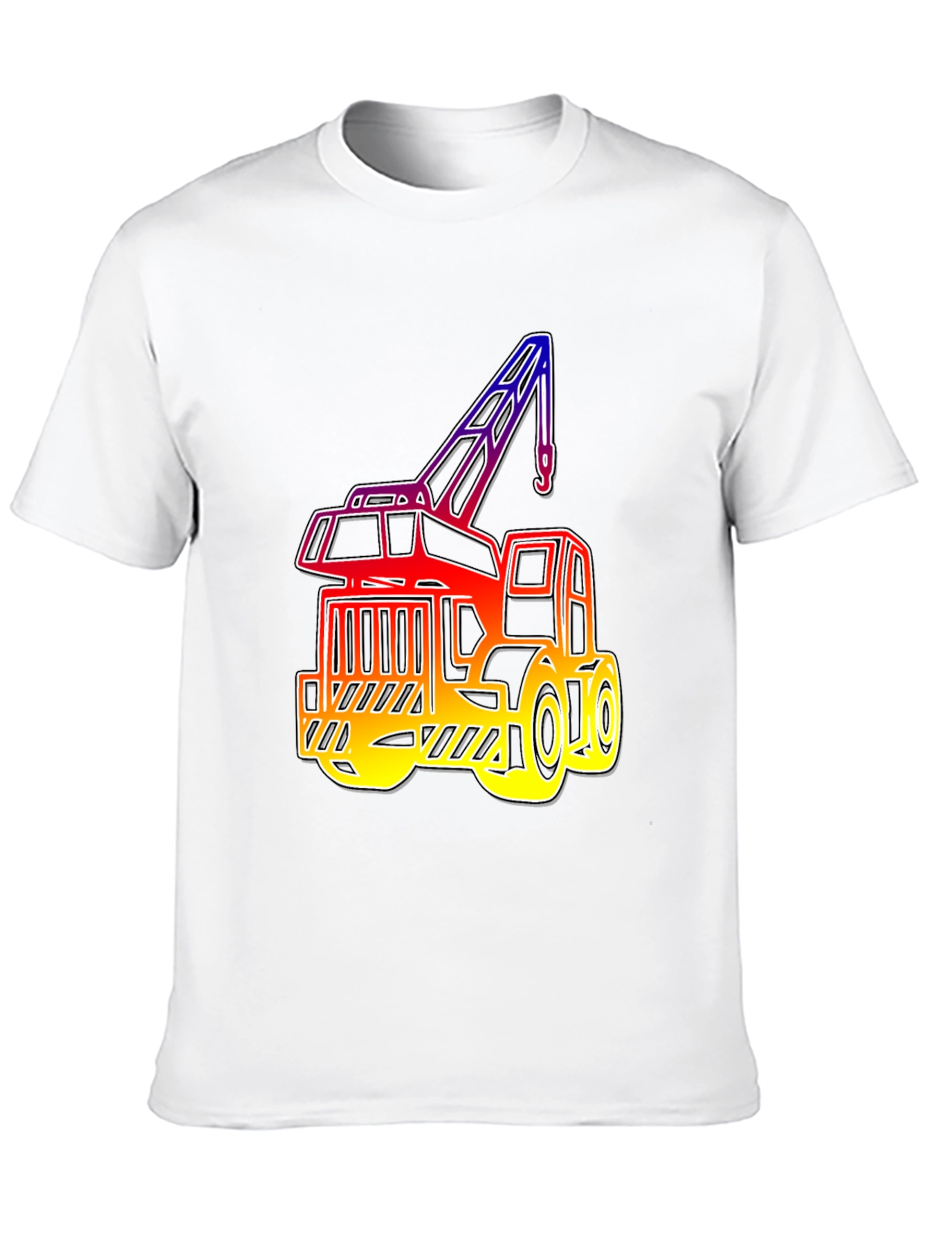 Crane Graphic Tee - Black Cotton Blend