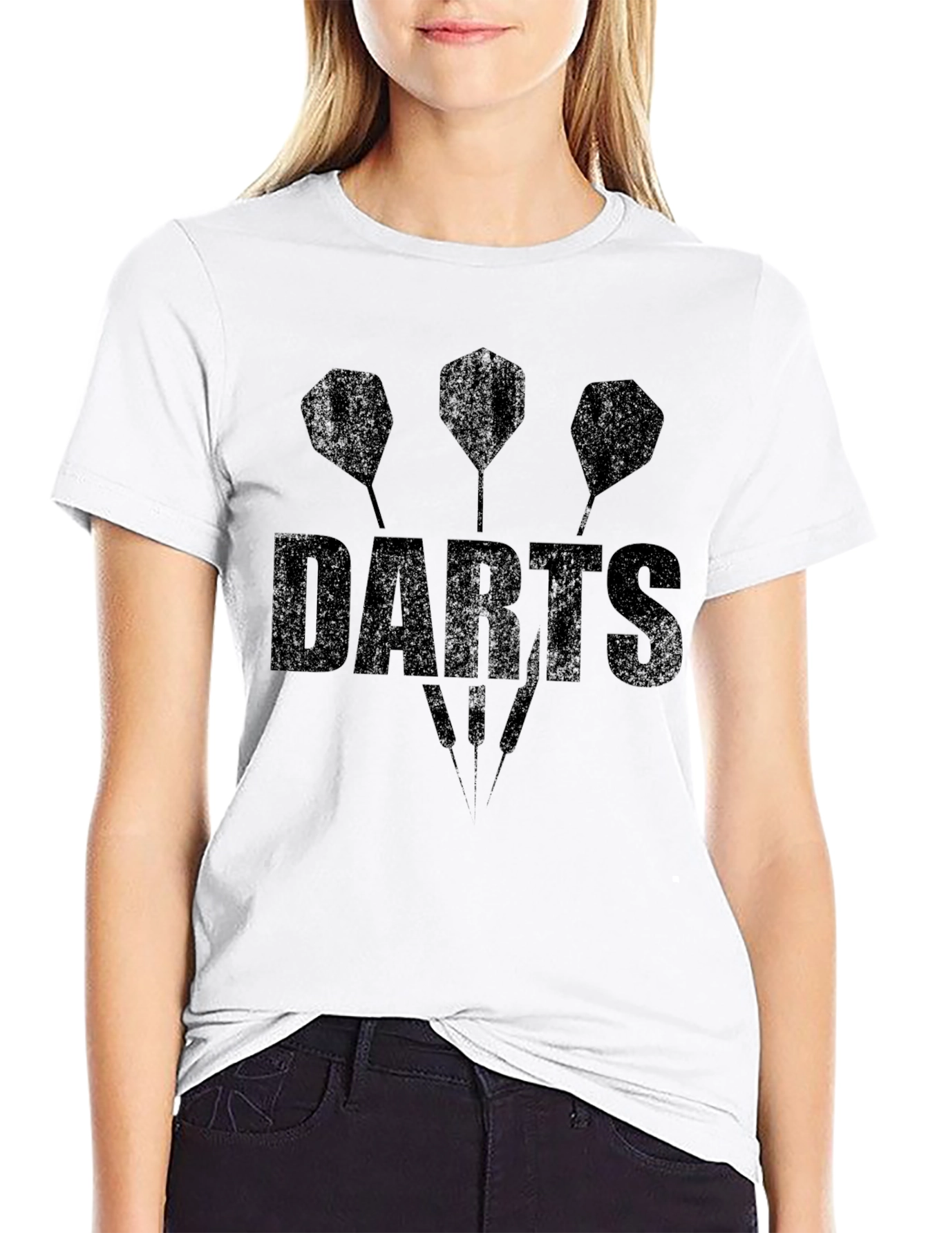 Darts Graphic Tee - Trendy Sport T-Shirt