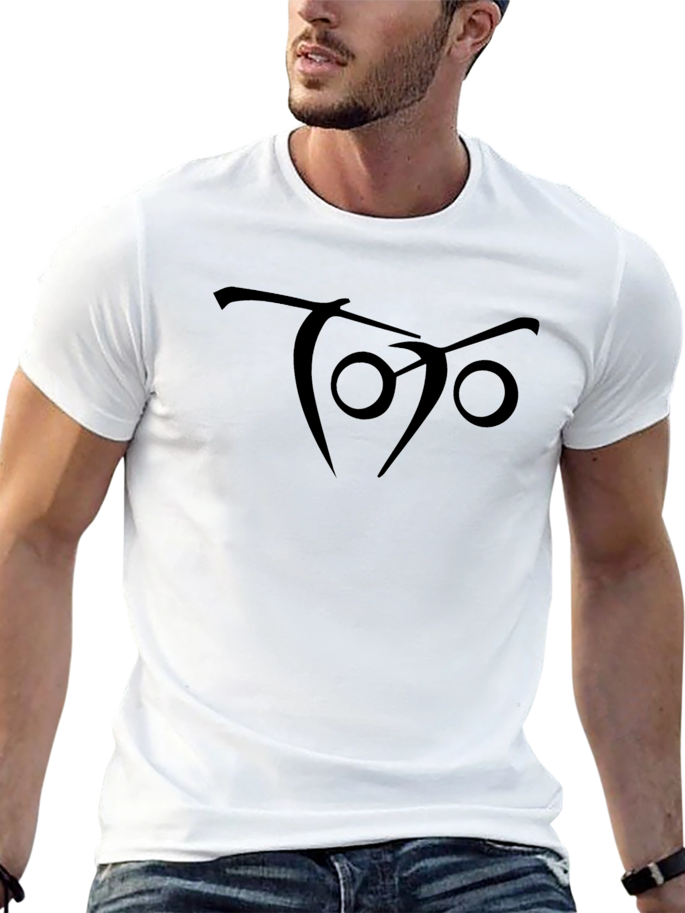 Trendy Black Graphic Tee