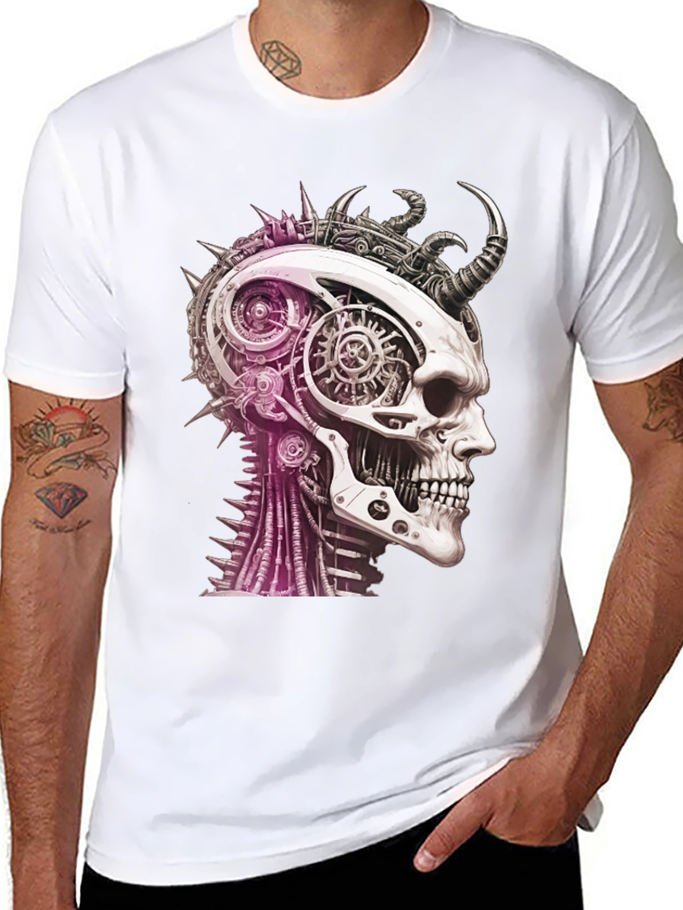 Steampunk Skull Graphic Tee