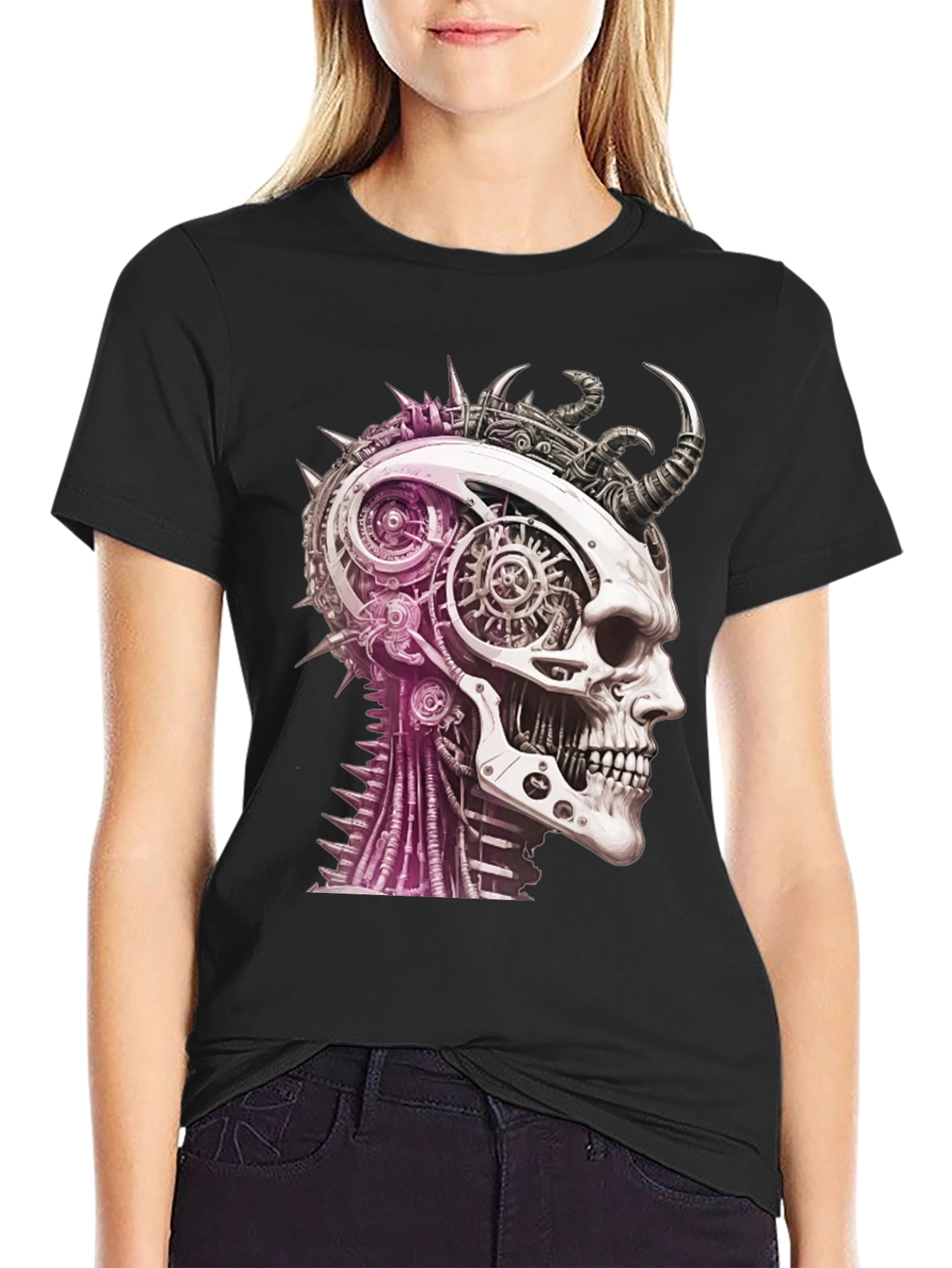Steampunk Skull Graphic Tee