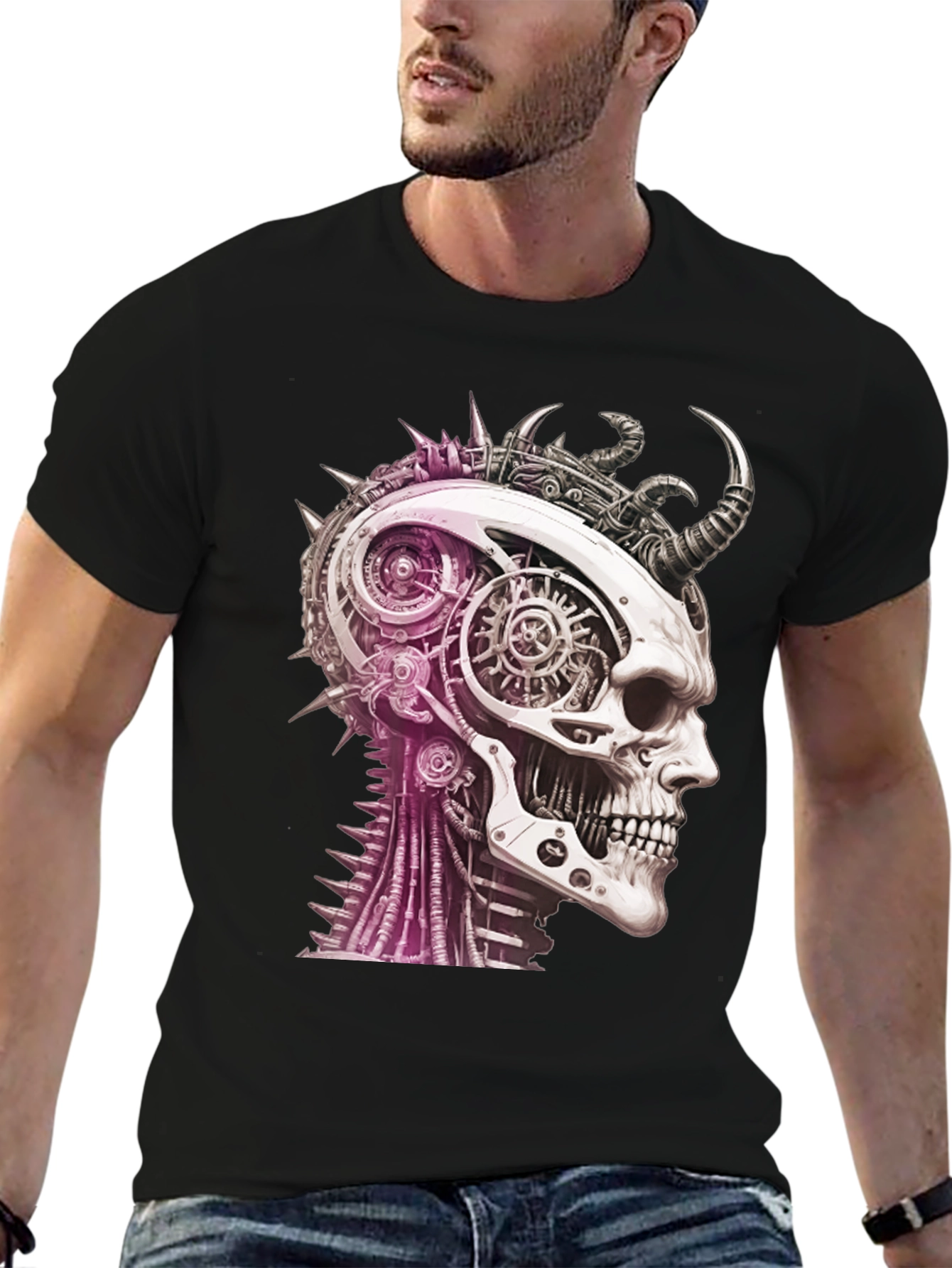 Steampunk Skull Graphic Tee