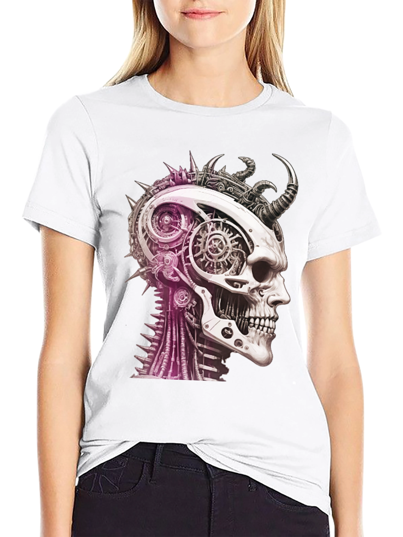 Steampunk Skull Graphic Tee