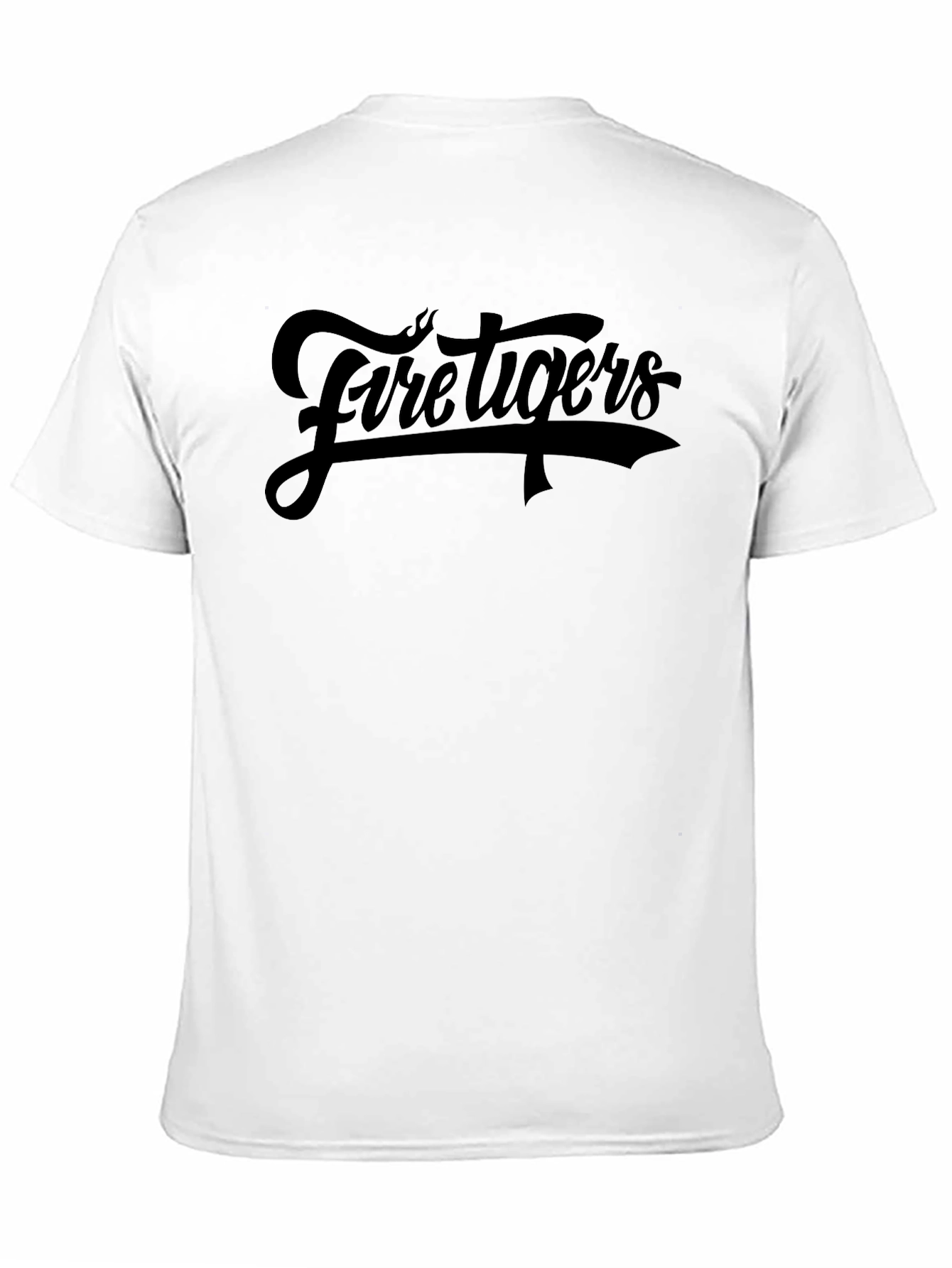 Fire Tigers Graphic Tee - Classic Black T-Shirt