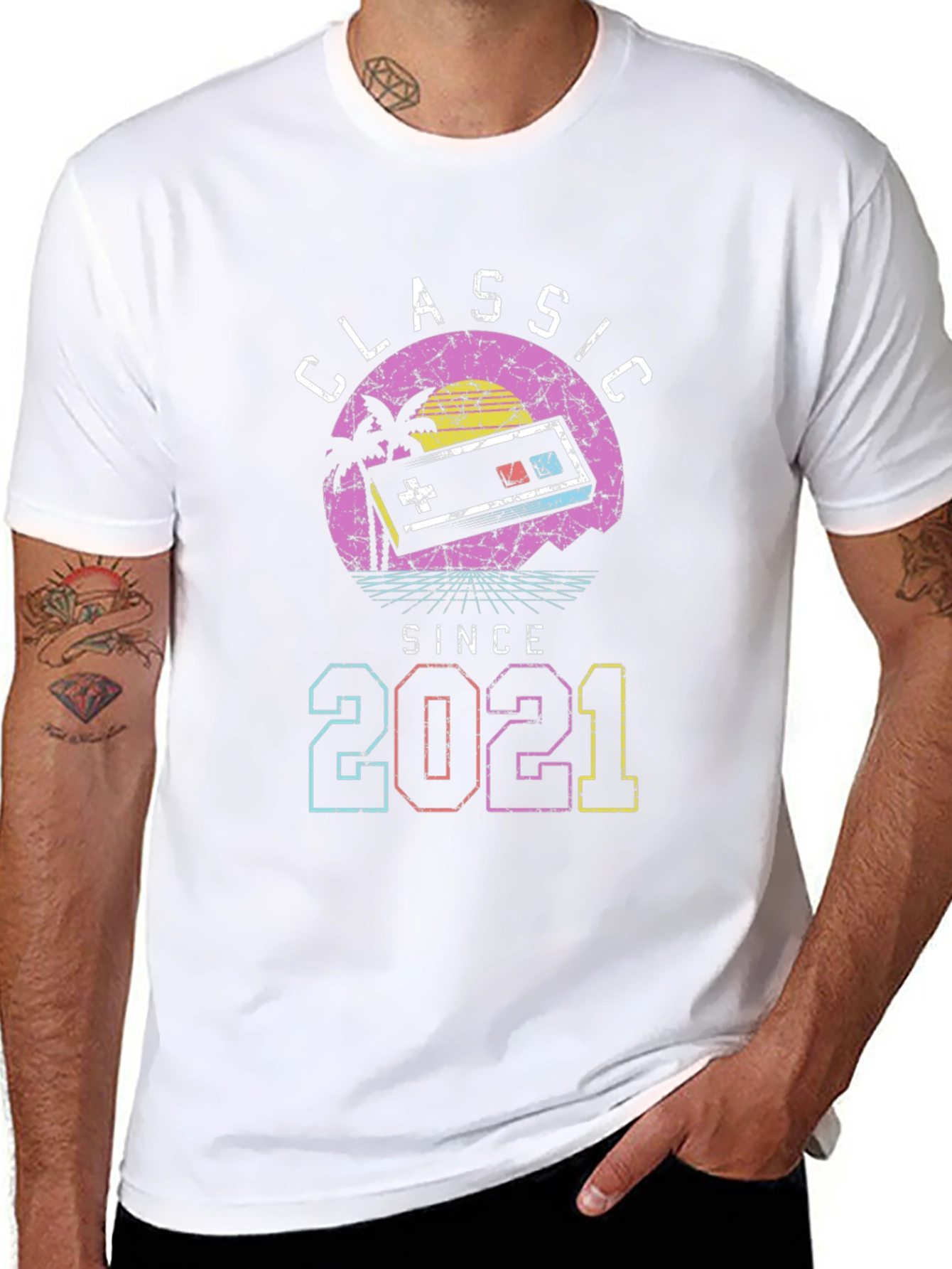 Classic Since 2021 Retro Gamer T-Shirt