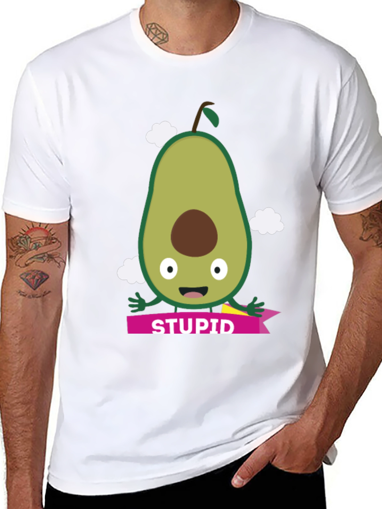 Funny Avocado T-Shirt - Stupid Graphic Tee