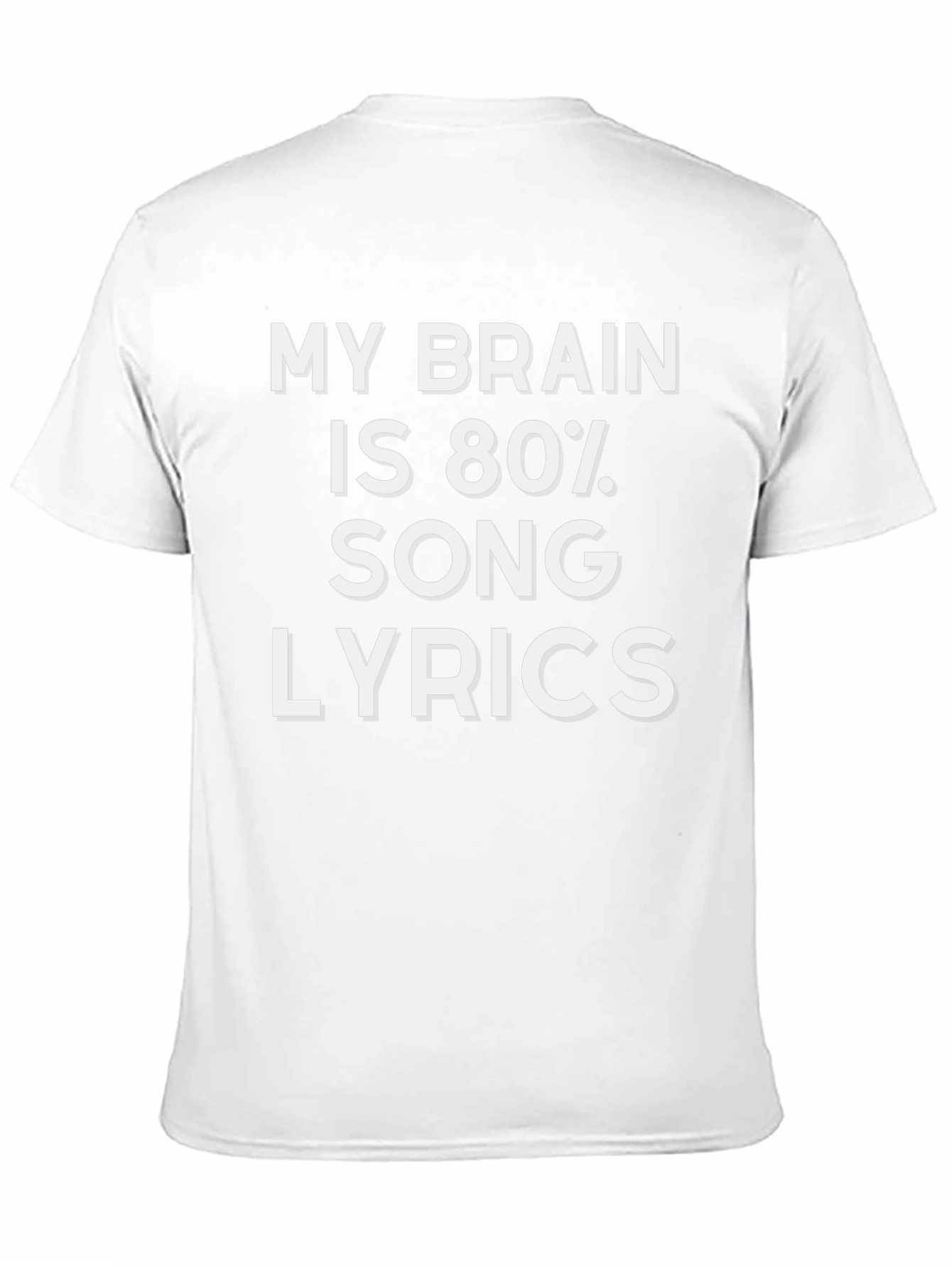 Song Lyric T-Shirt: Funny Music Lover Tee