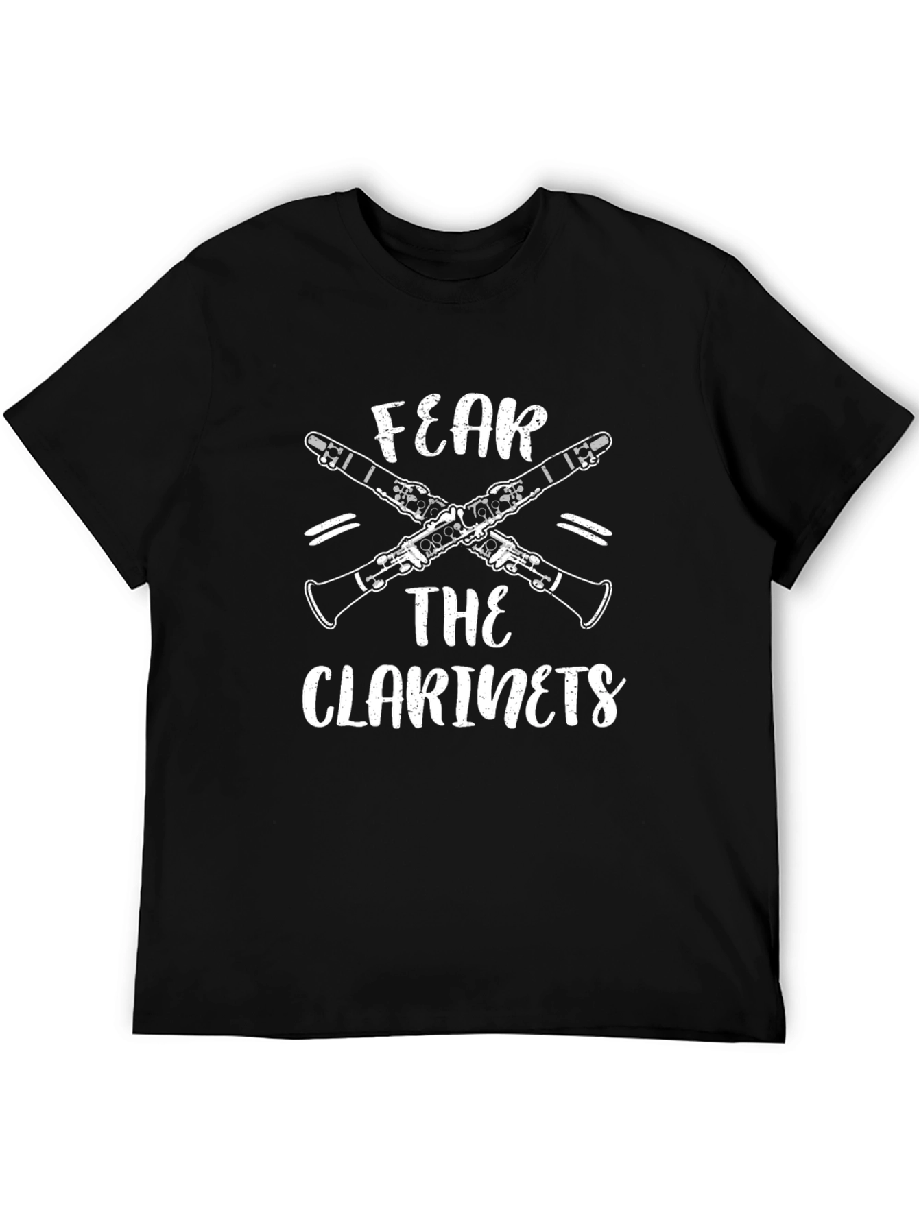 Fear The Clarinets Funny Music T-Shirt