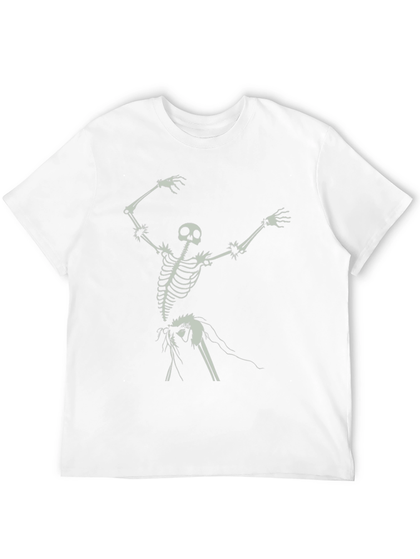 Skeleton Ribcage Graphic T-Shirt - Black Cotton Tee
