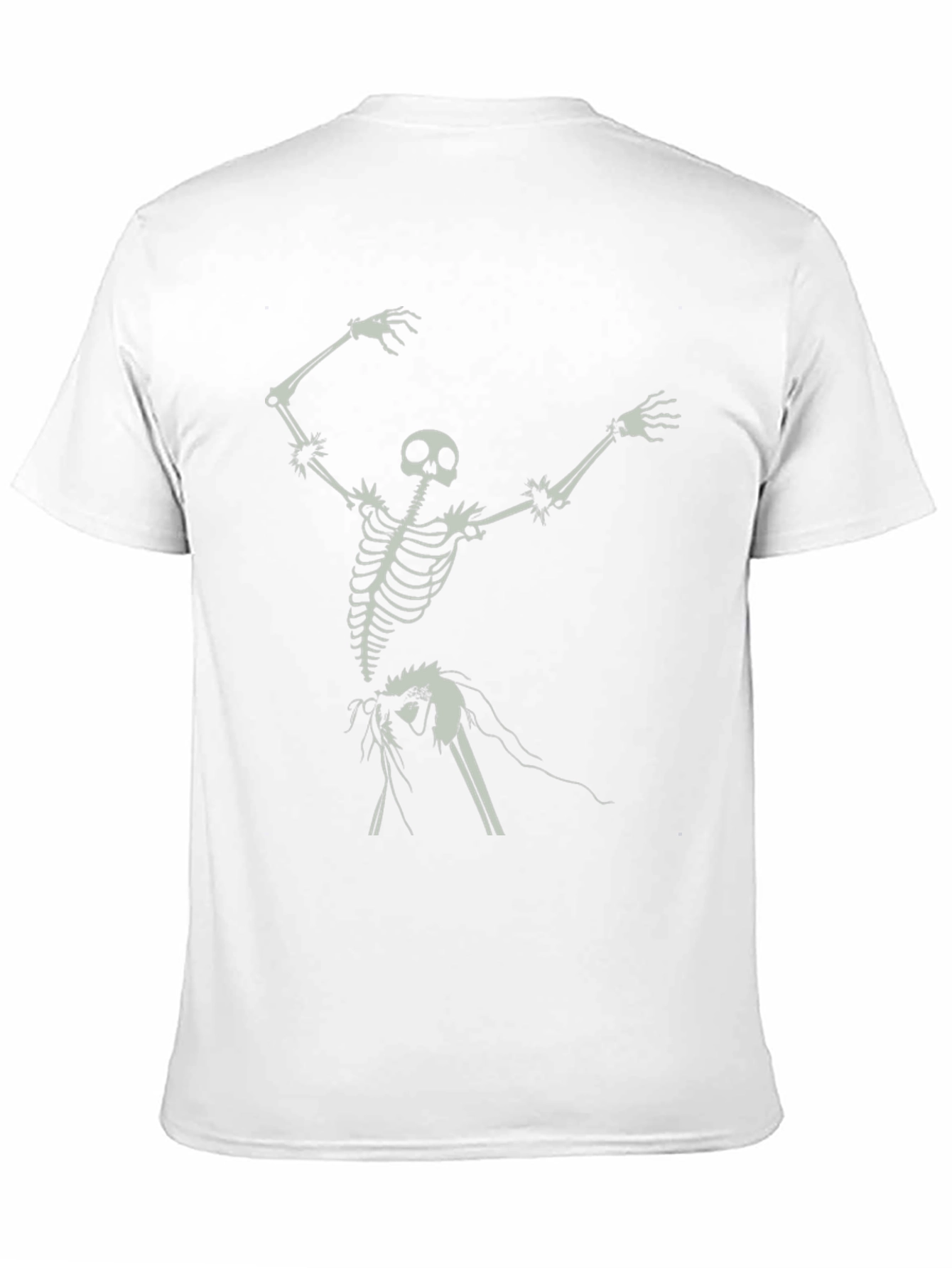 Skeleton Ribcage Graphic T-Shirt - Black Cotton Tee