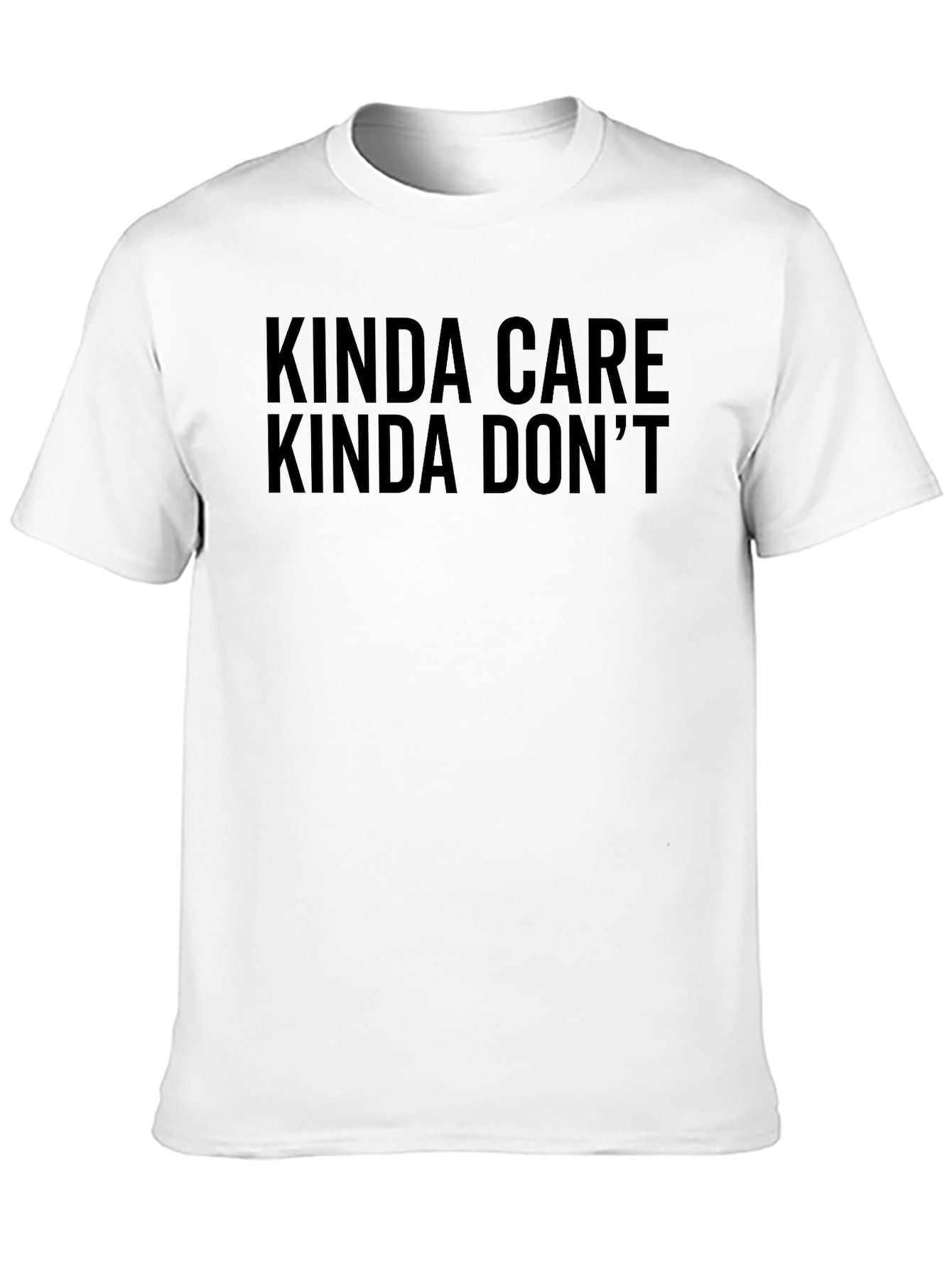 Kinda Care Kinda Dont Graphic Tee - Relaxed Fit