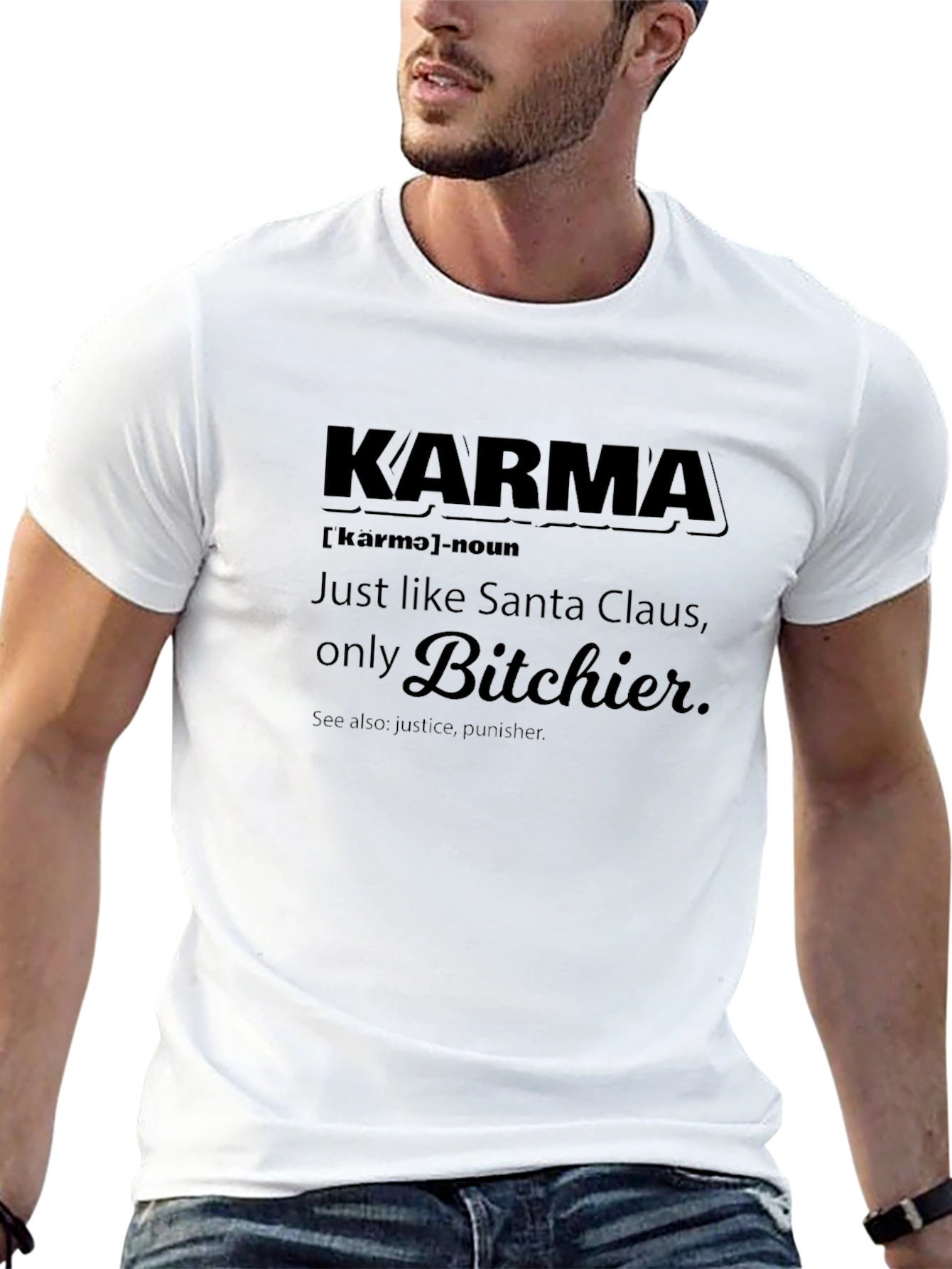 Karma Definition Black T-Shirt