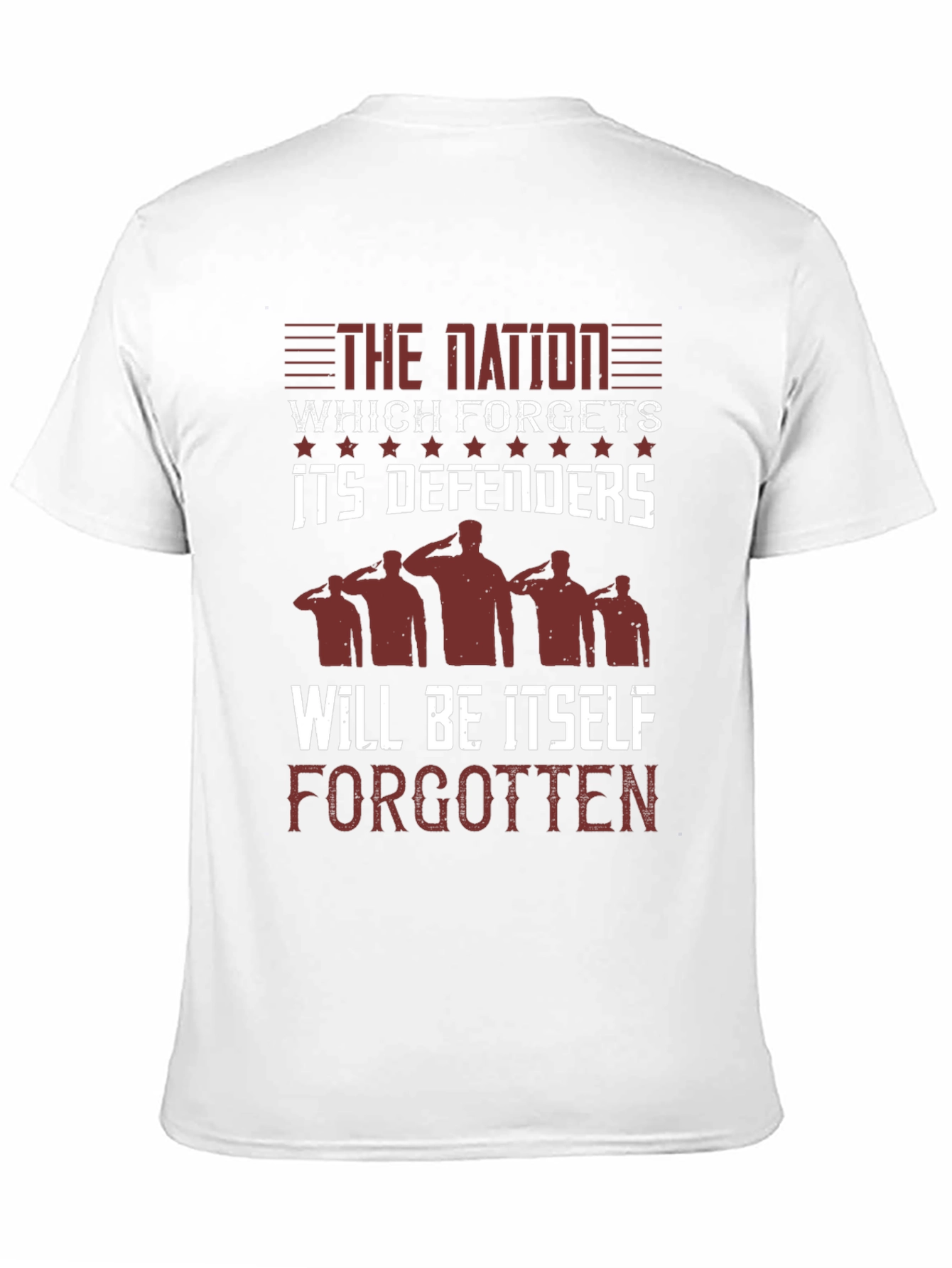 Patriotic Mens T-Shirt: Nations Defenders