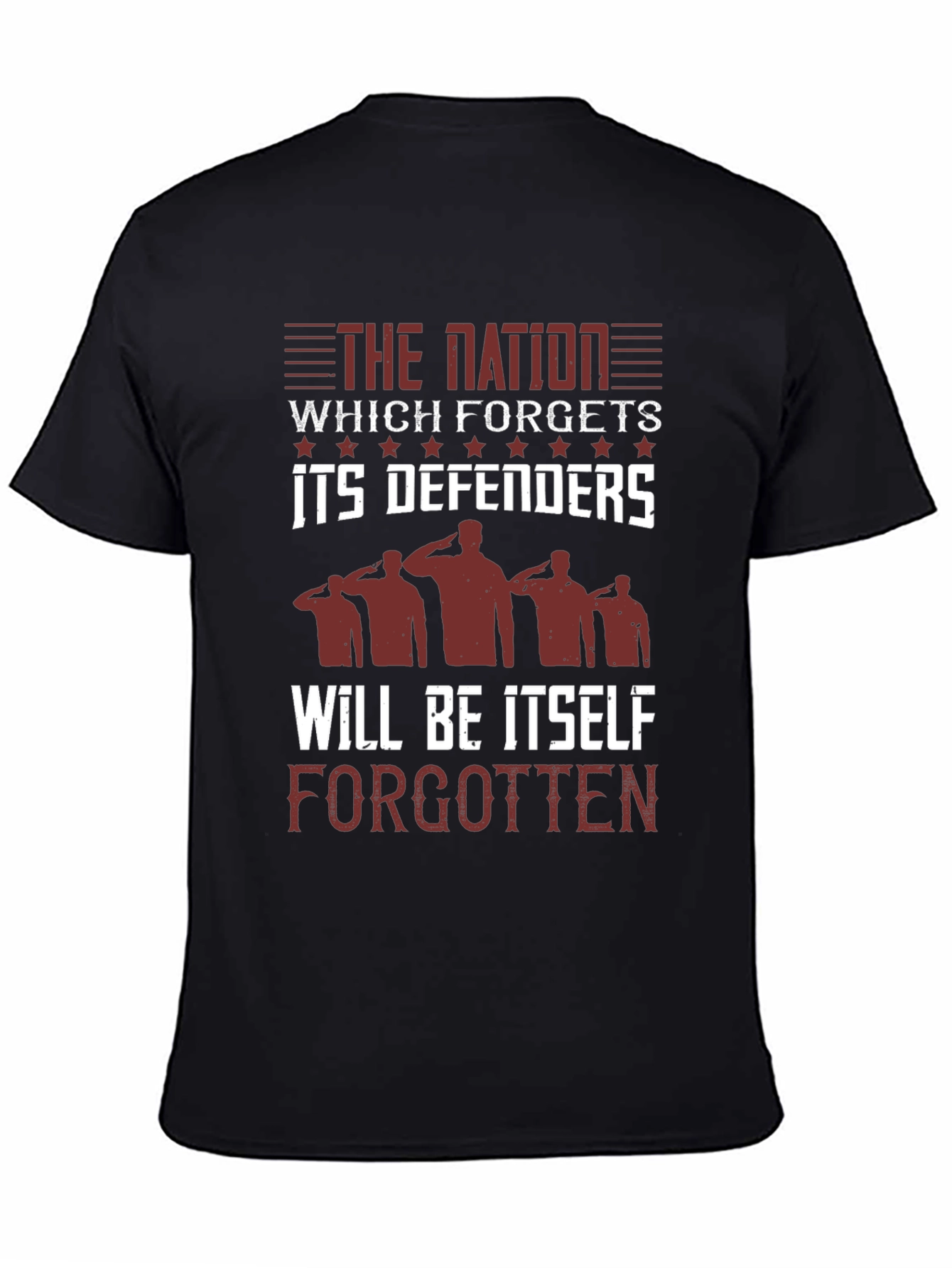 Patriotic Mens T-Shirt: Nations Defenders