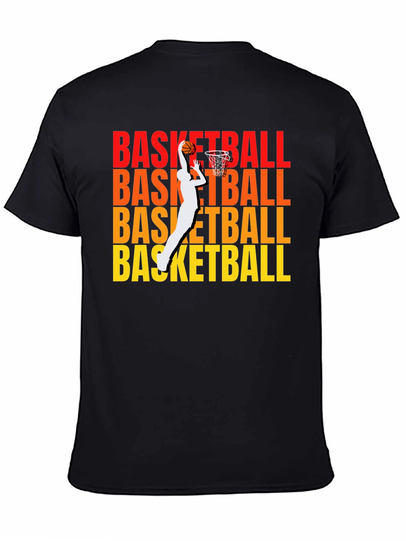 Basketball Graphic Print T-Shirt
