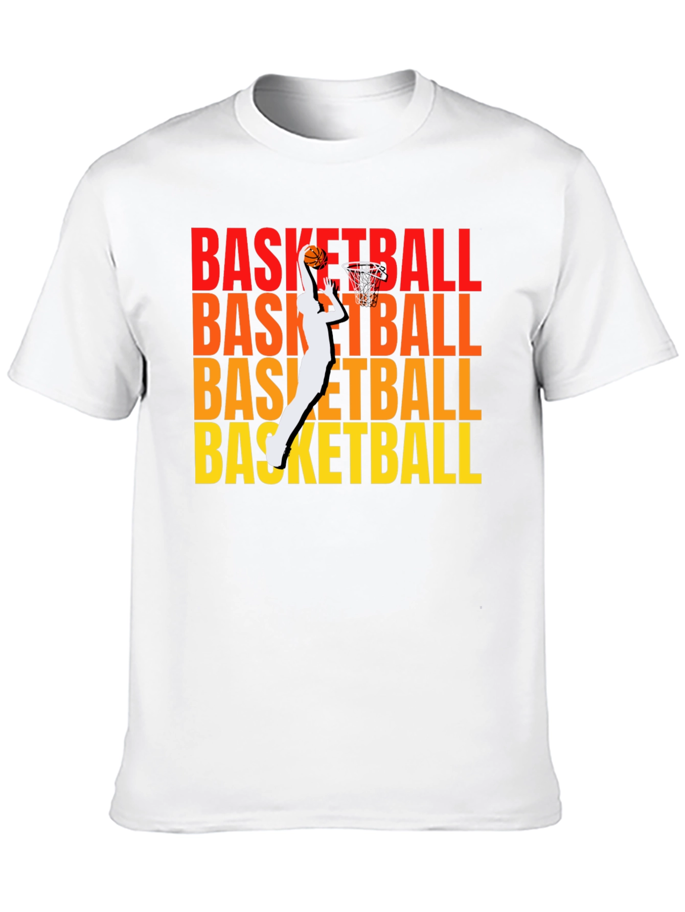 Basketball Graphic Print T-Shirt
