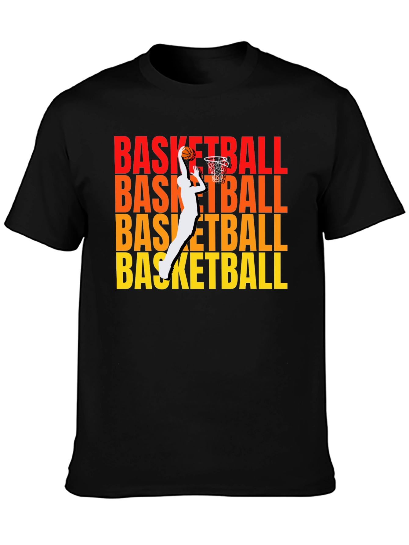 Basketball Graphic Print T-Shirt