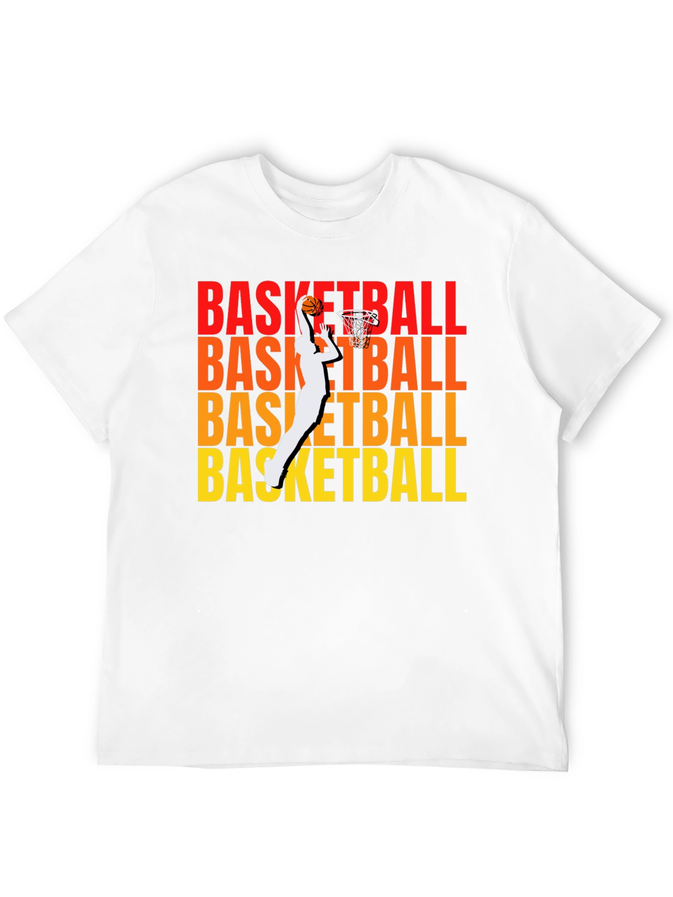 Basketball Graphic Print T-Shirt