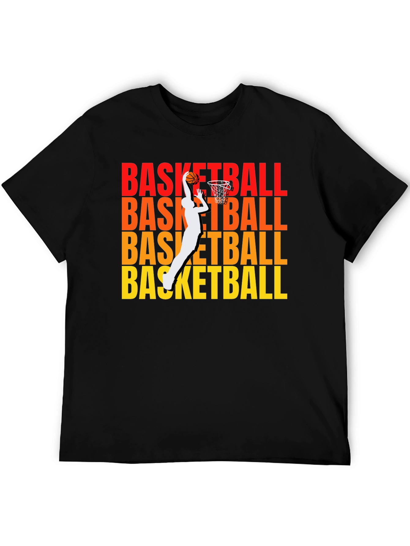 Basketball Graphic Print T-Shirt