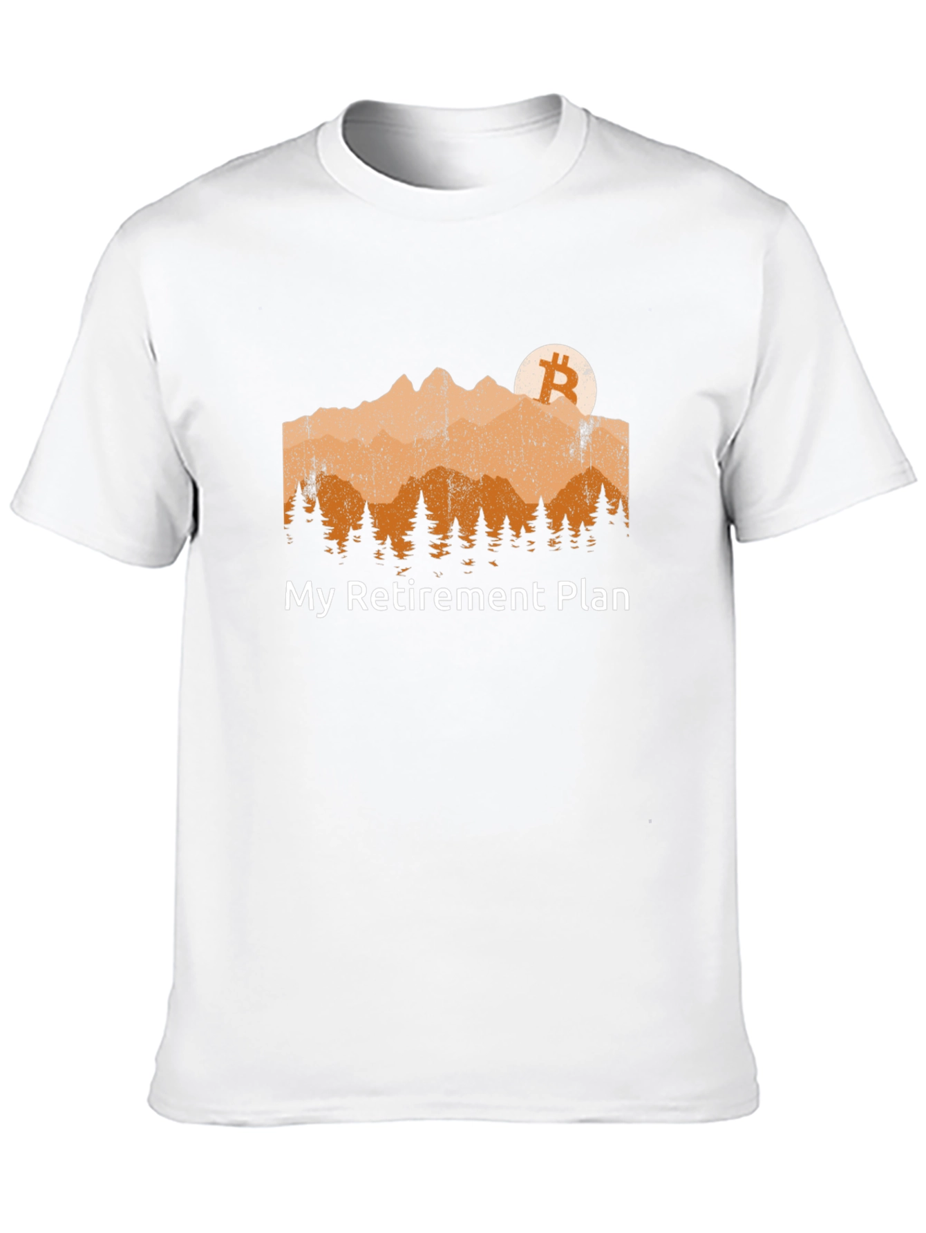 Bitcoin Retirement Plan Black T-Shirt
