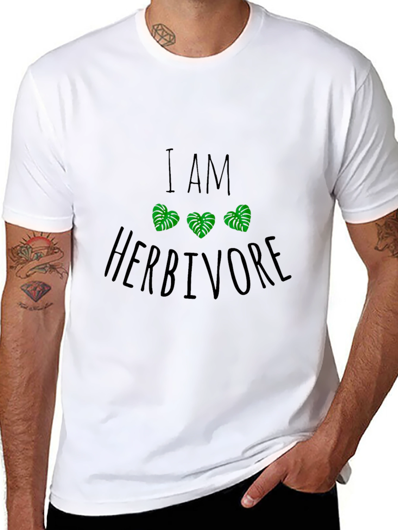 I am Herbivore Graphic Tee - Vegan T-Shirt