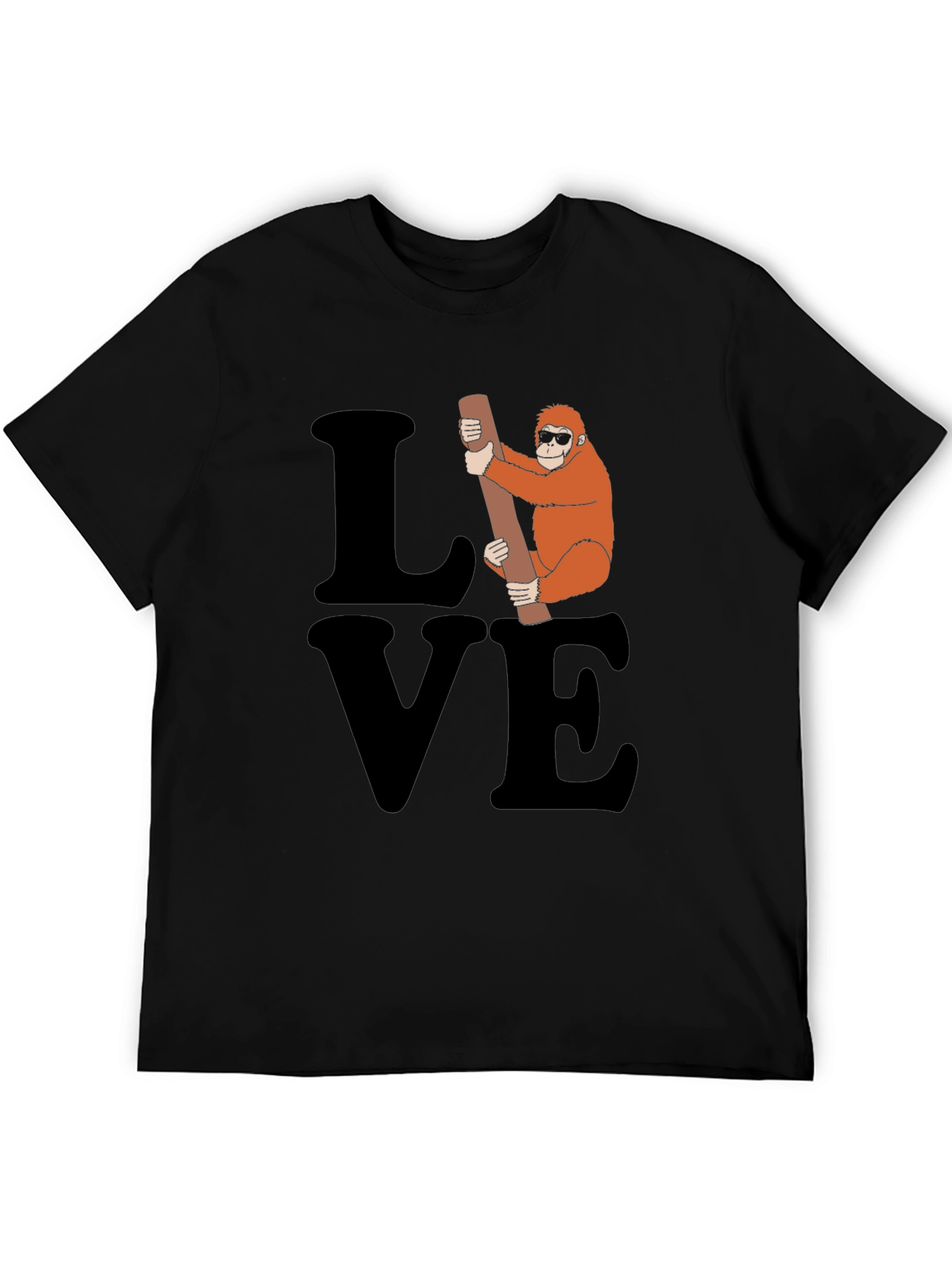 Love Orangutan T-Shirt - Funny Ape Graphic Tee