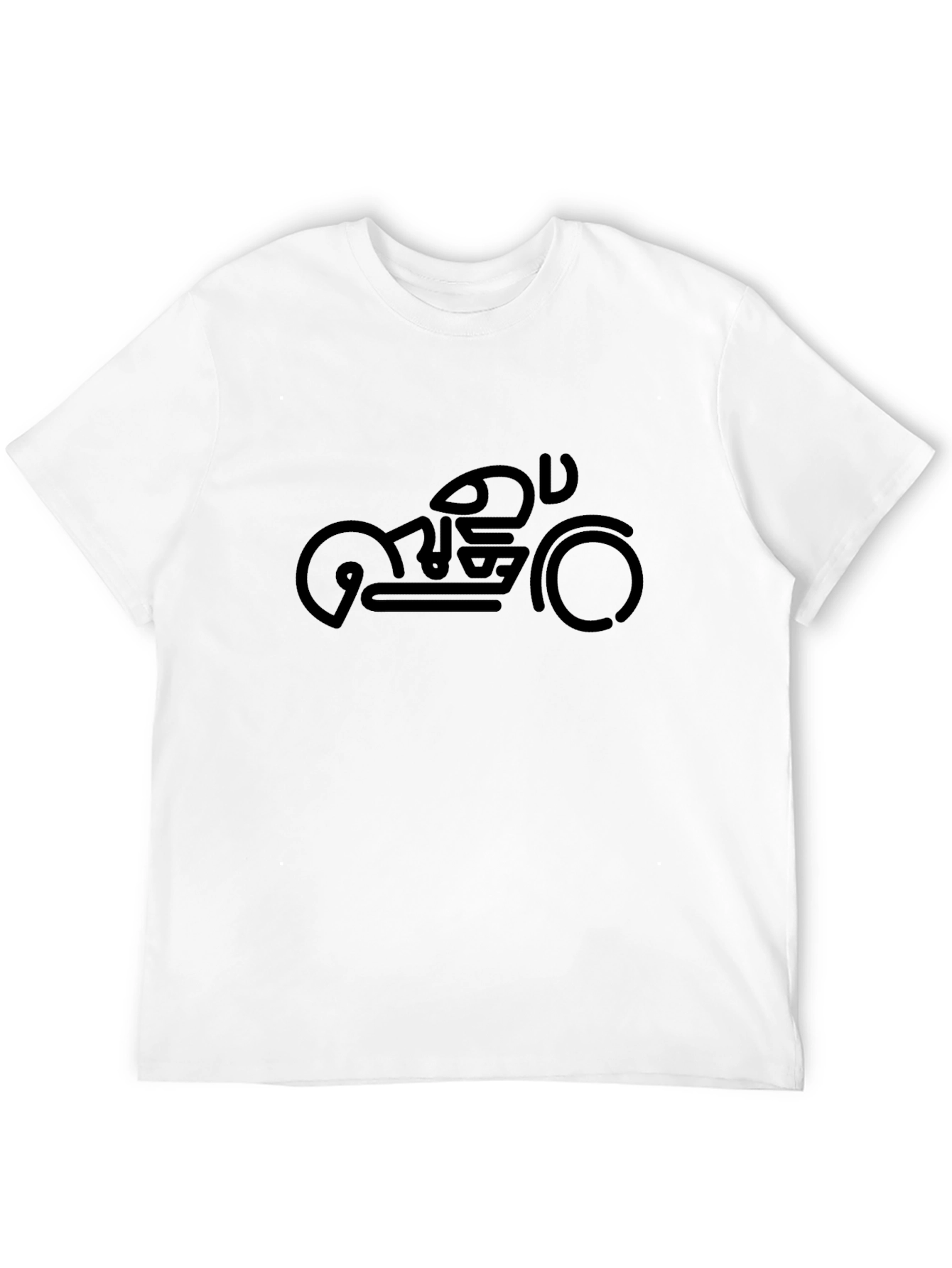 Modern Motorcycle Graphic T-Shirt