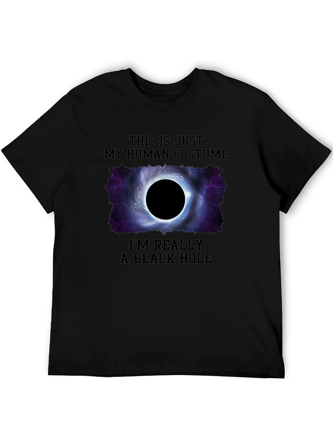 Black Hole Human Costume T-Shirt