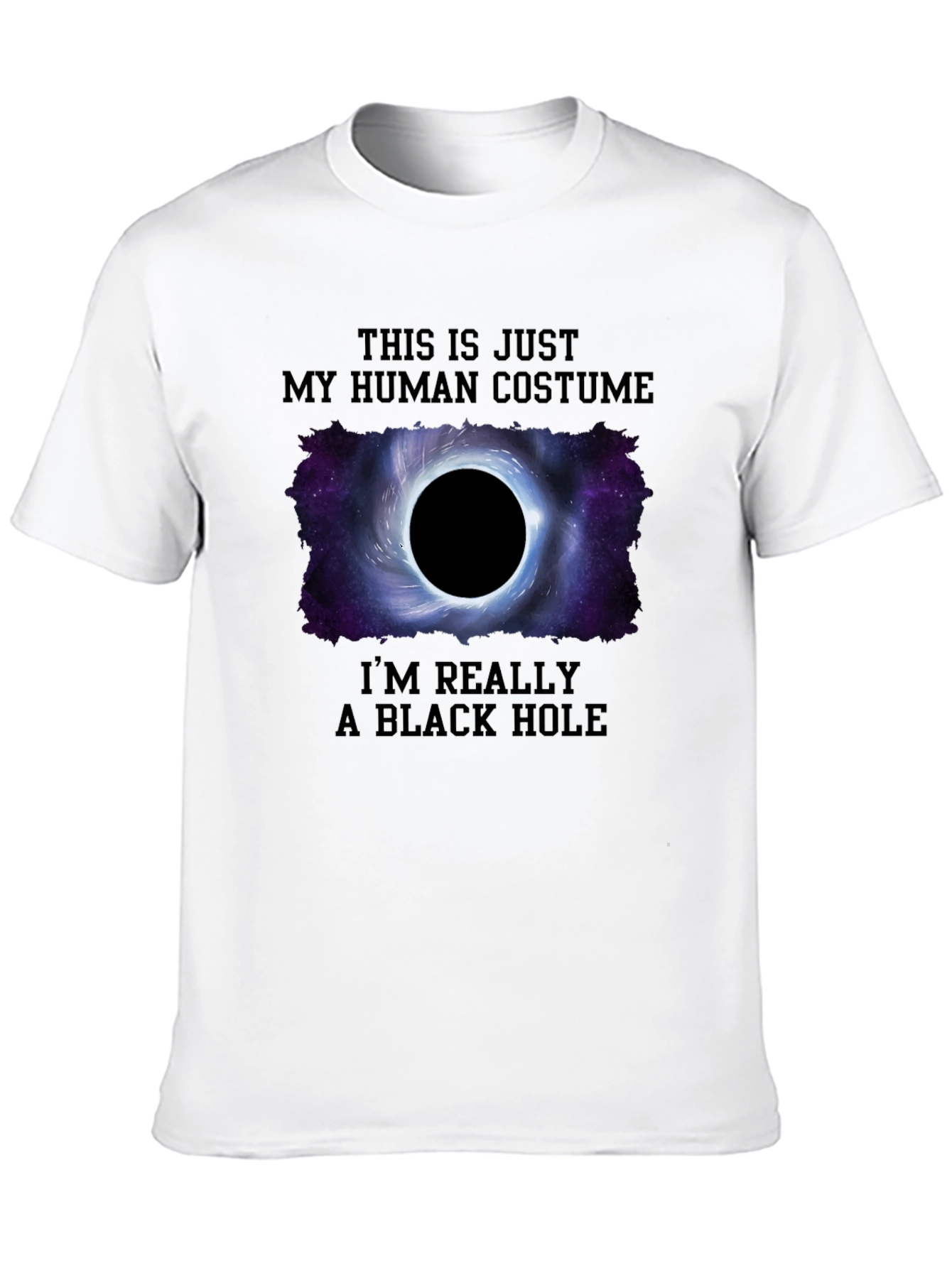 Black Hole Human Costume T-Shirt