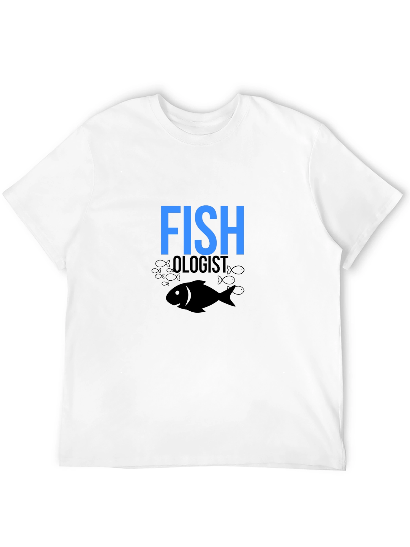 Fish Ologist Black Graphic T-Shirt