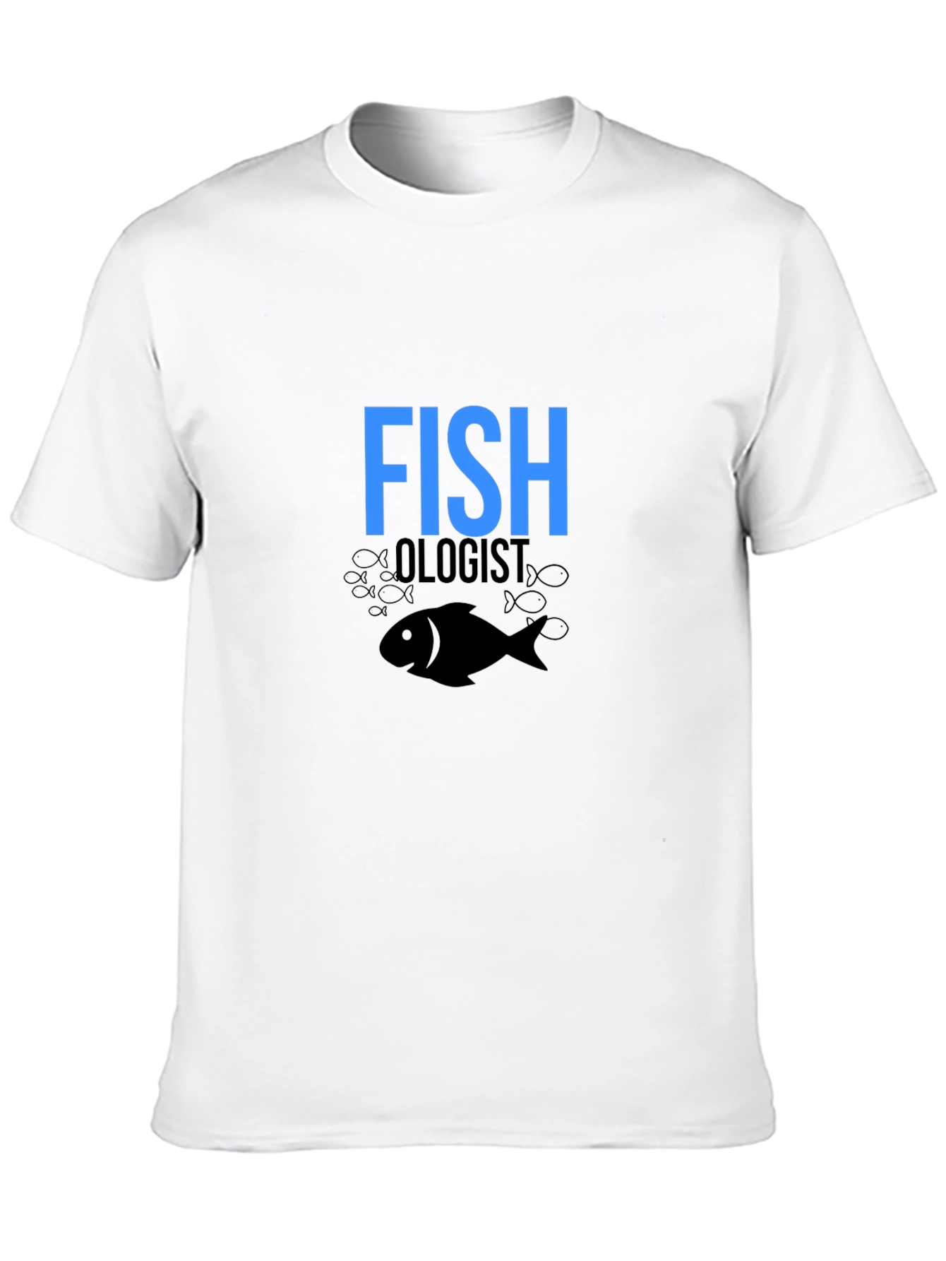 Fish Ologist Black Graphic T-Shirt