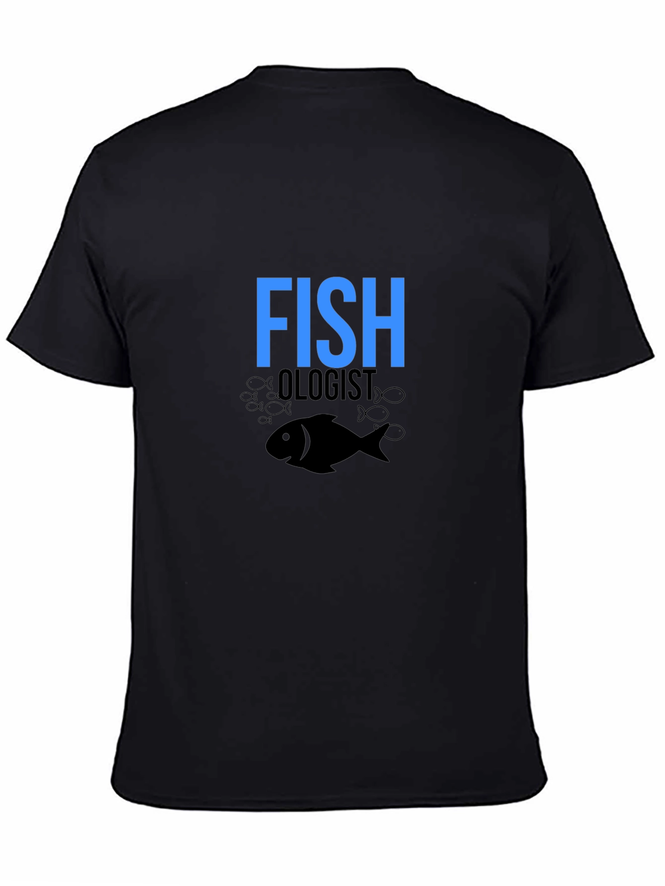 Fish Ologist Black Graphic T-Shirt