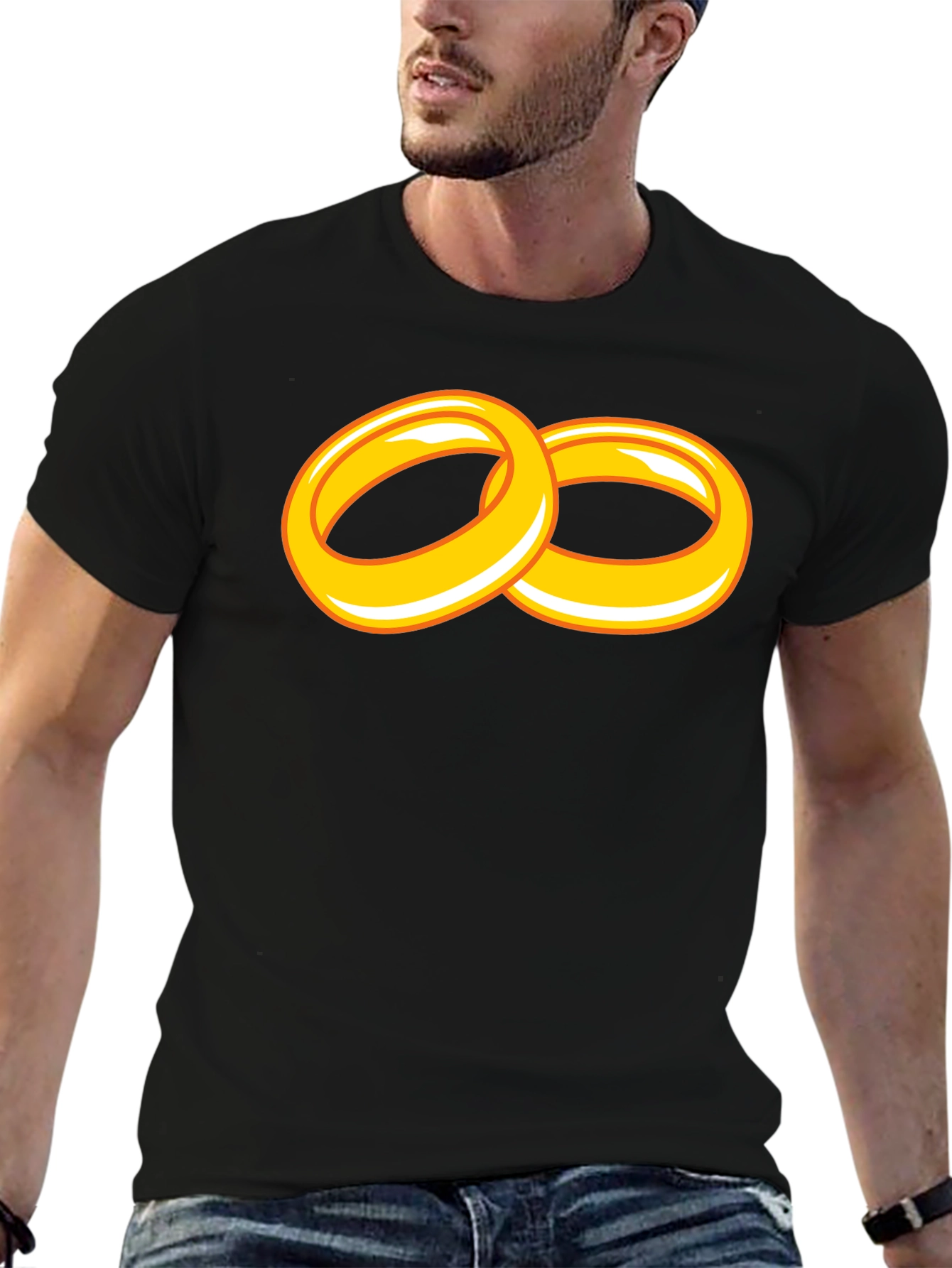 Sonic Rings Black T-Shirt