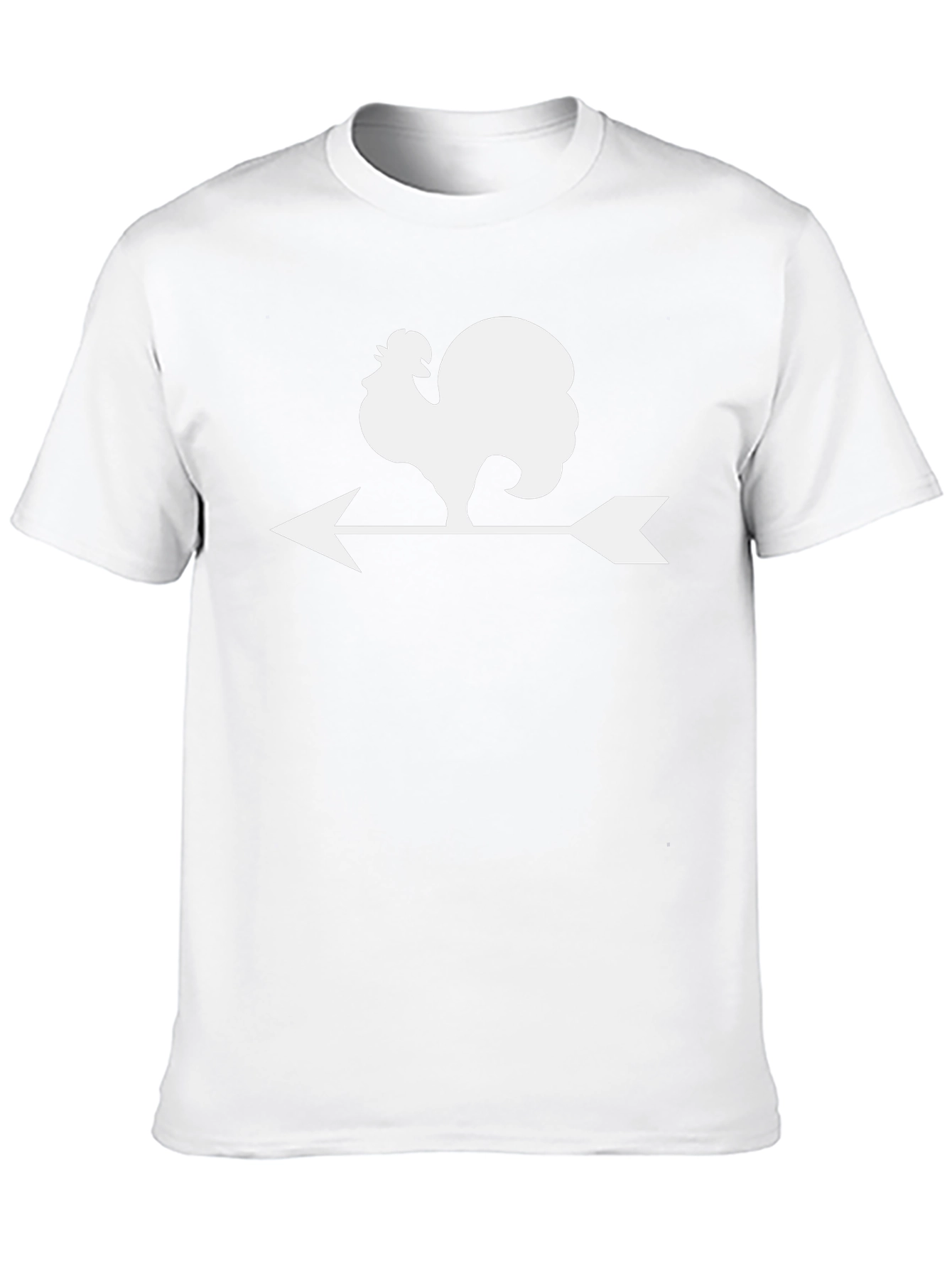 Rooster Weather Vane Black T-Shirt