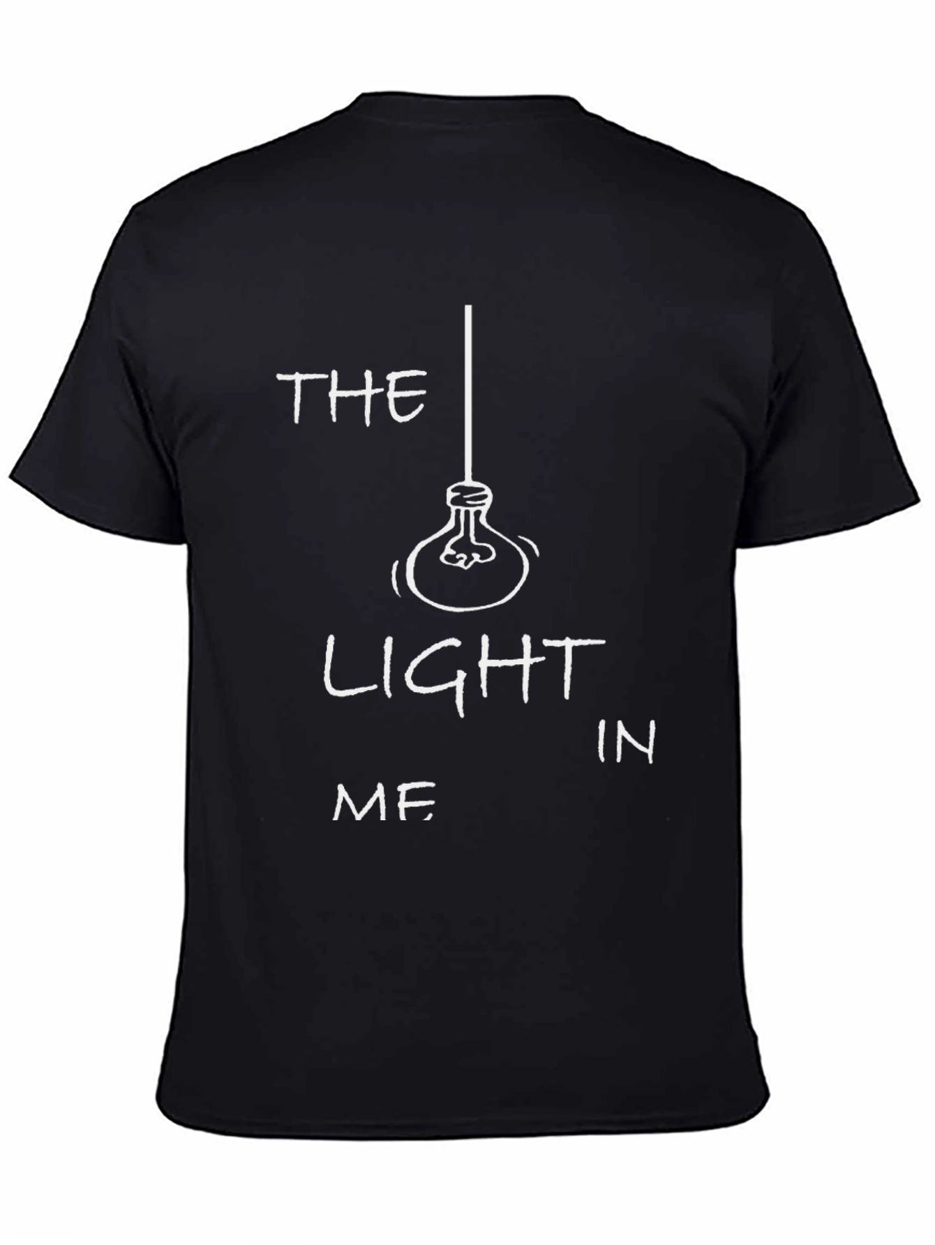 The Light In Me Graphic T-Shirt - Black