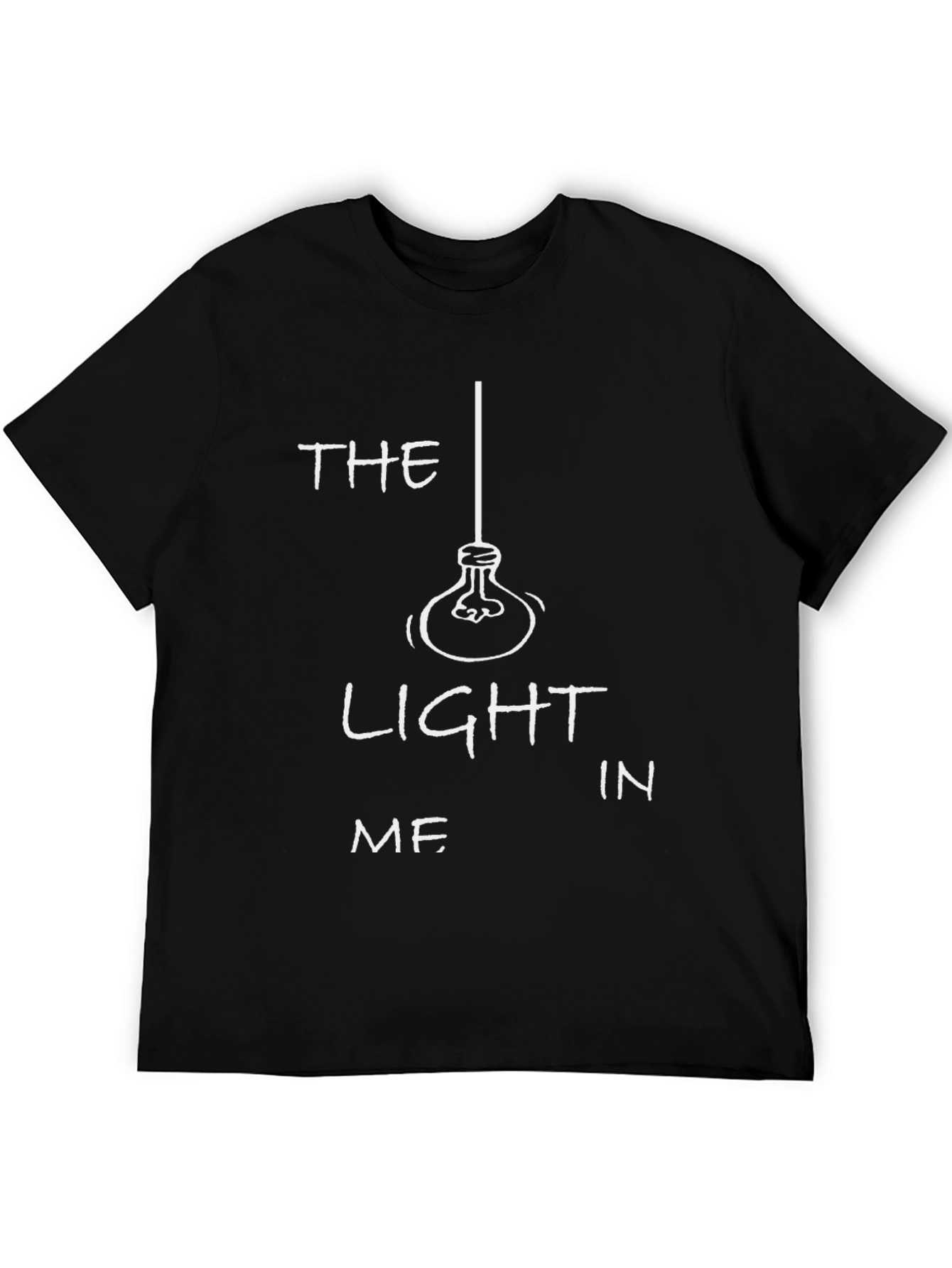 The Light In Me Graphic T-Shirt - Black