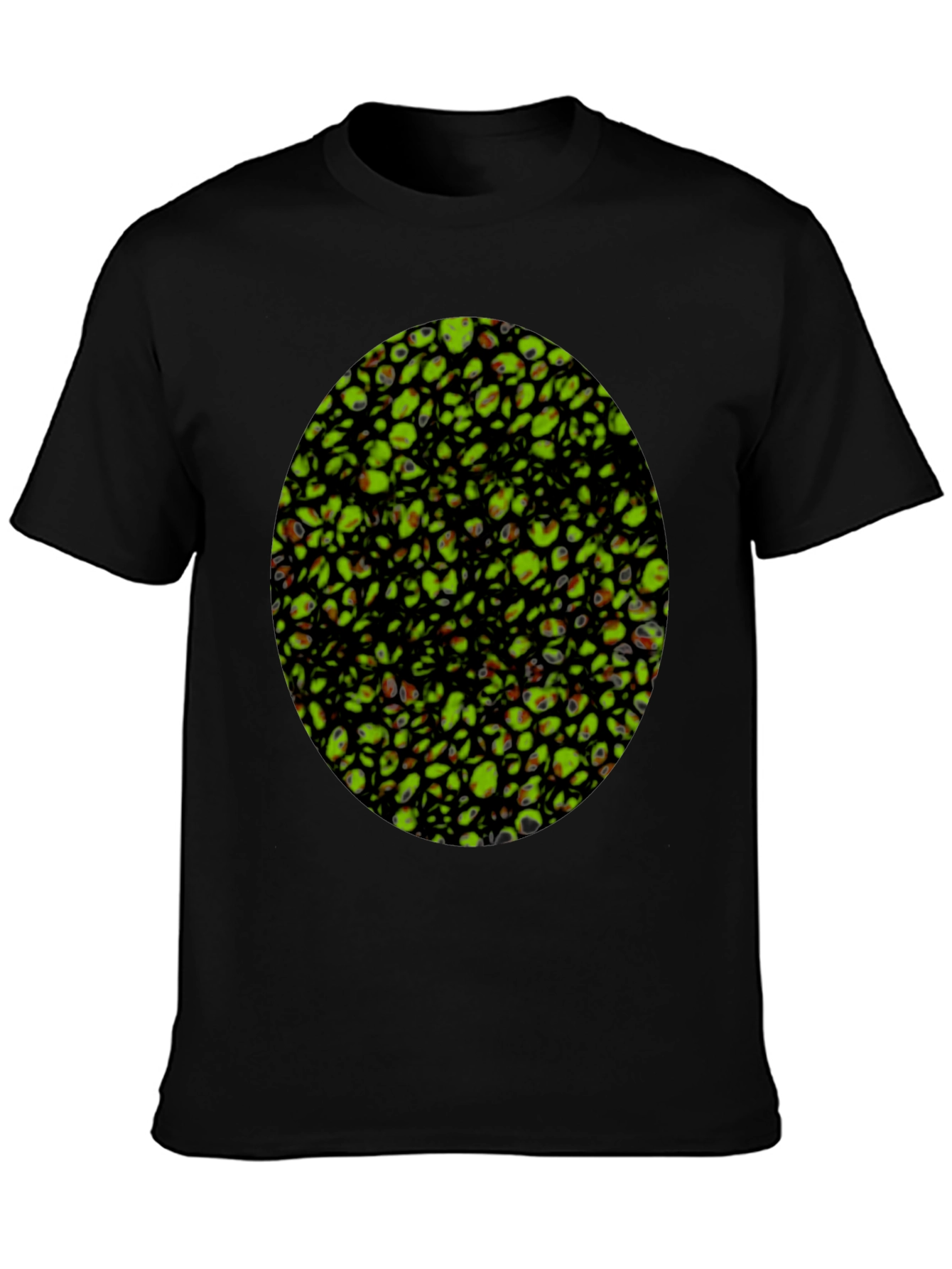 Abstract Pattern Black T-Shirt