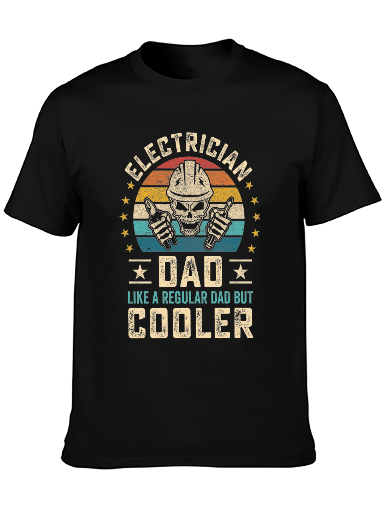 Electrician Dad Graphic Tee - Cooler Than Regular!