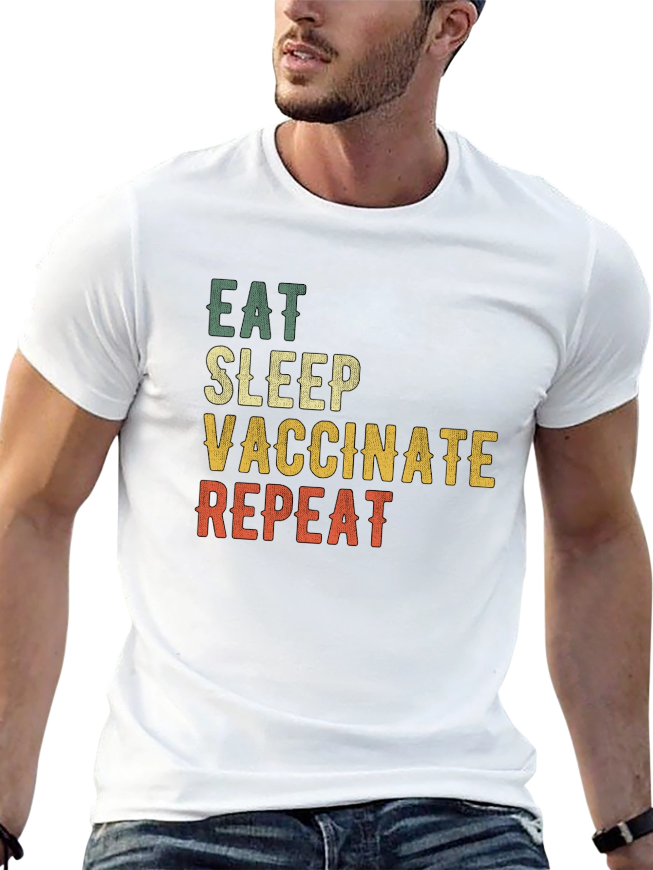 Eat Sleep Vaccinate Repeat T-Shirt
